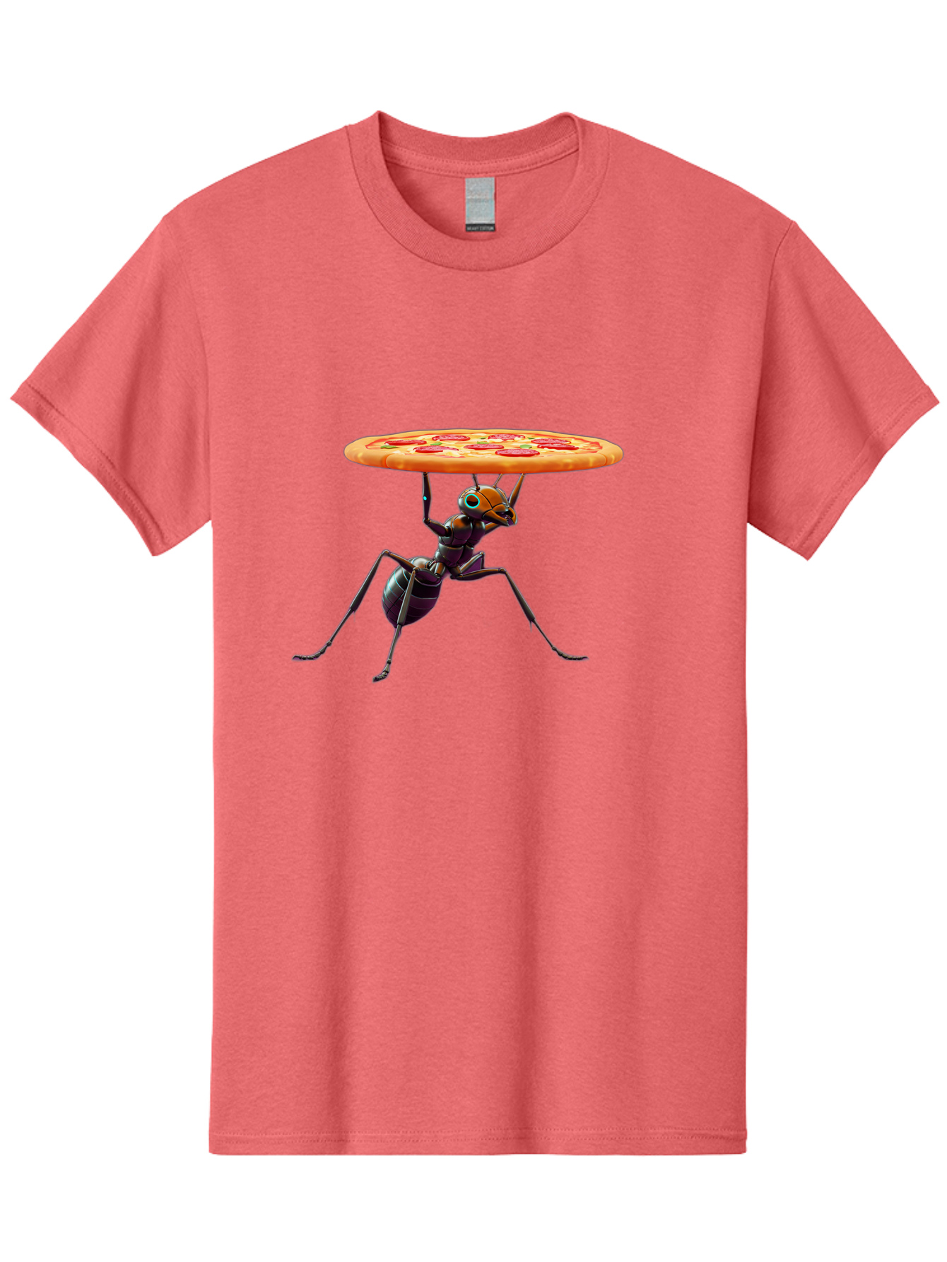 Ant-Carrying-Pizza-1 Men'S Graphic Tee, 100% Cotton, Comfortable Casual Summer Wear, Machine Washable, Vintage Camera, Old Camera, Antique Camera, Black Camera, Classic Photography, Photography Equipment, Nostalgic Device, Film Camera, Bah437 4