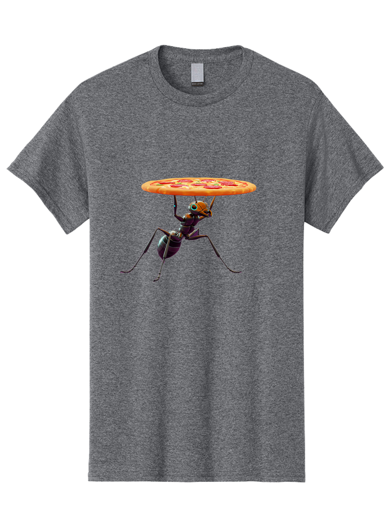 Ant-Carrying-Pizza-1 Men'S Graphic Tee, 100% Cotton, Comfortable Casual Summer Wear, Machine Washable, Vintage Camera, Old Camera, Antique Camera, Black Camera, Classic Photography, Photography Equipment, Nostalgic Device, Film Camera, Bah437 8