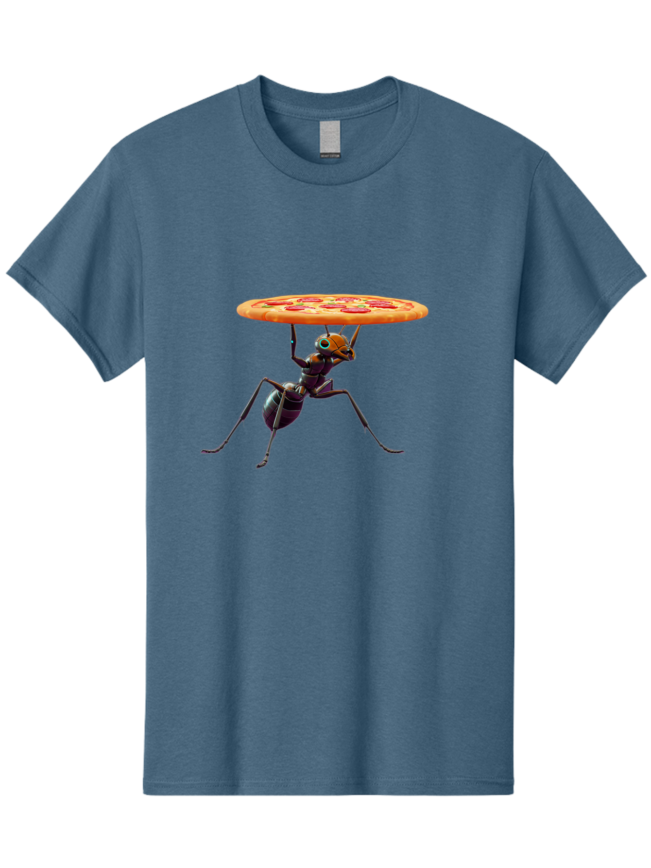 Ant-Carrying-Pizza-1 Men'S Graphic Tee, 100% Cotton, Comfortable Casual Summer Wear, Machine Washable, Vintage Camera, Old Camera, Antique Camera, Black Camera, Classic Photography, Photography Equipment, Nostalgic Device, Film Camera, Bah437 15