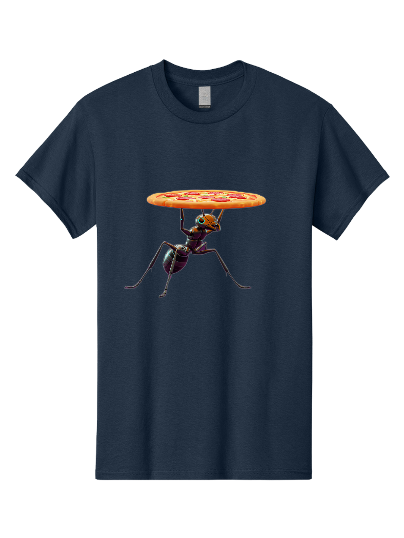 Ant-Carrying-Pizza-1 Men'S Graphic Tee, 100% Cotton, Comfortable Casual Summer Wear, Machine Washable, Vintage Camera, Old Camera, Antique Camera, Black Camera, Classic Photography, Photography Equipment, Nostalgic Device, Film Camera, Bah437 7