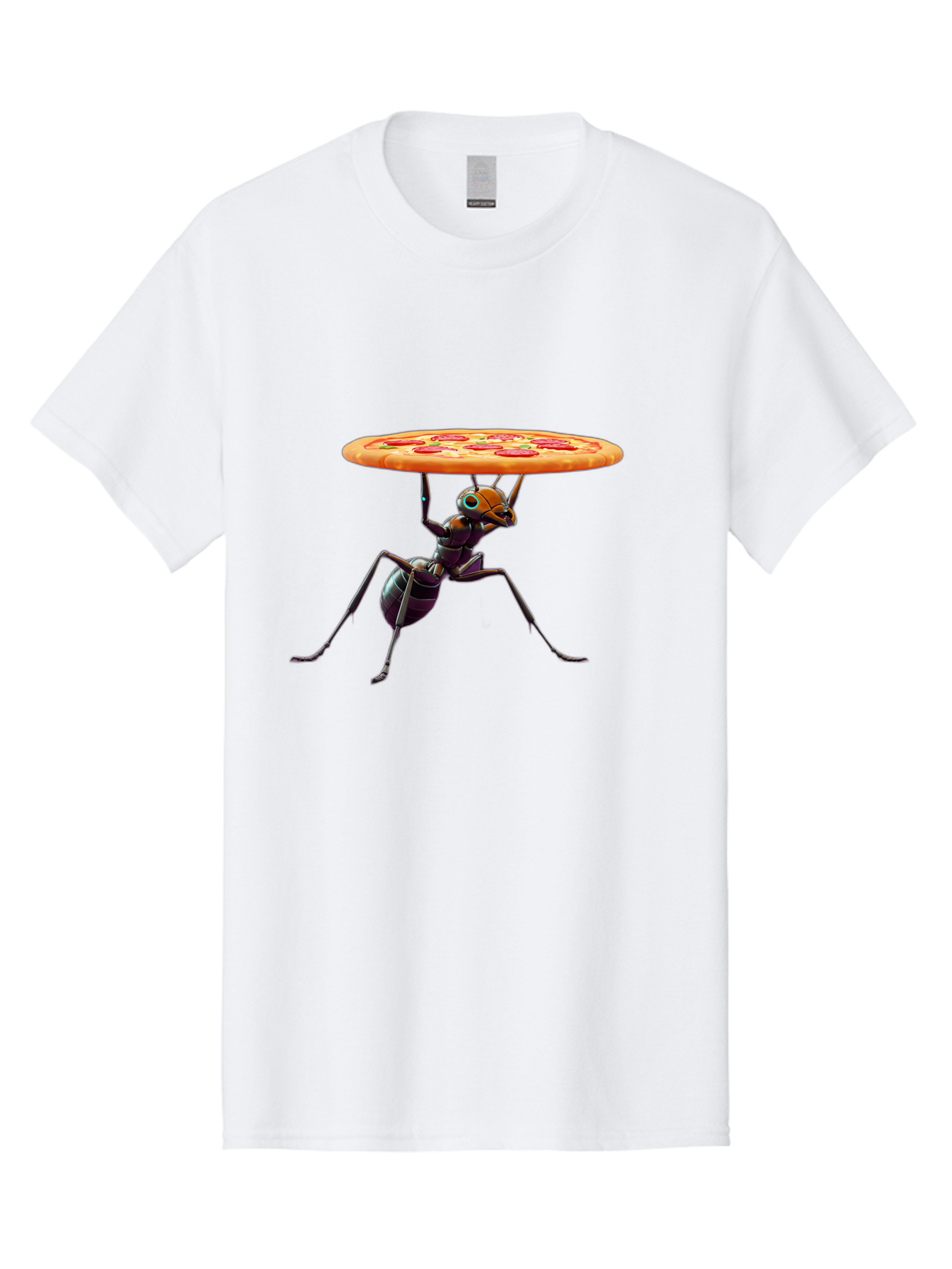 Ant-Carrying-Pizza-1 Men'S Graphic Tee, 100% Cotton, Comfortable Casual Summer Wear, Machine Washable, Vintage Camera, Old Camera, Antique Camera, Black Camera, Classic Photography, Photography Equipment, Nostalgic Device, Film Camera, Bah437 11