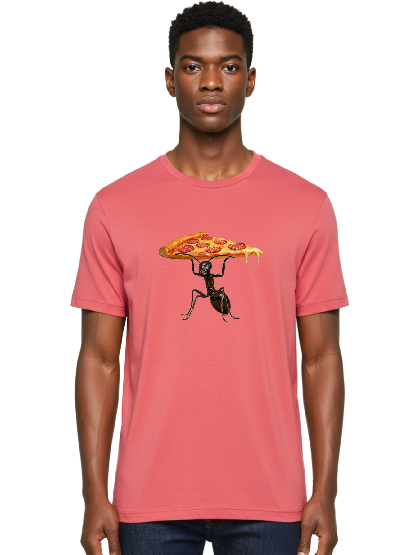 Ant-Carrying-Pizza-Slice-2 Men'S Graphic Tee, 100% Cotton, Comfortable Casual Summer Wear, Machine Washable, Vintage Camera, Old Camera, Antique Camera, Black Camera, Classic Photography, Photography Equipment, Nostalgic Device, Film Camera, Bah439 27