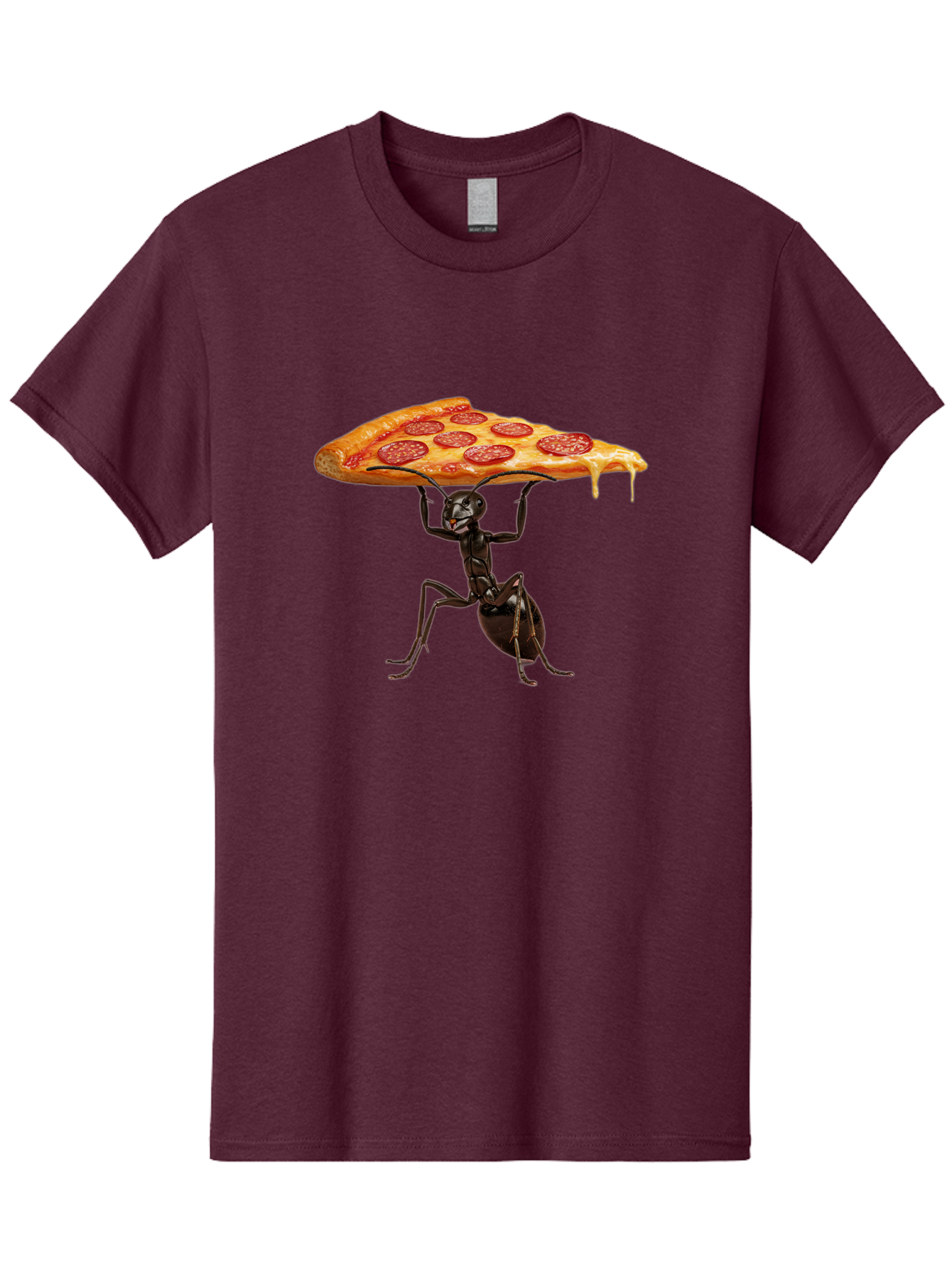 Ant-Carrying-Pizza-Slice-2 Men'S Graphic Tee, 100% Cotton, Comfortable Casual Summer Wear, Machine Washable, Vintage Camera, Old Camera, Antique Camera, Black Camera, Classic Photography, Photography Equipment, Nostalgic Device, Film Camera, Bah439 9