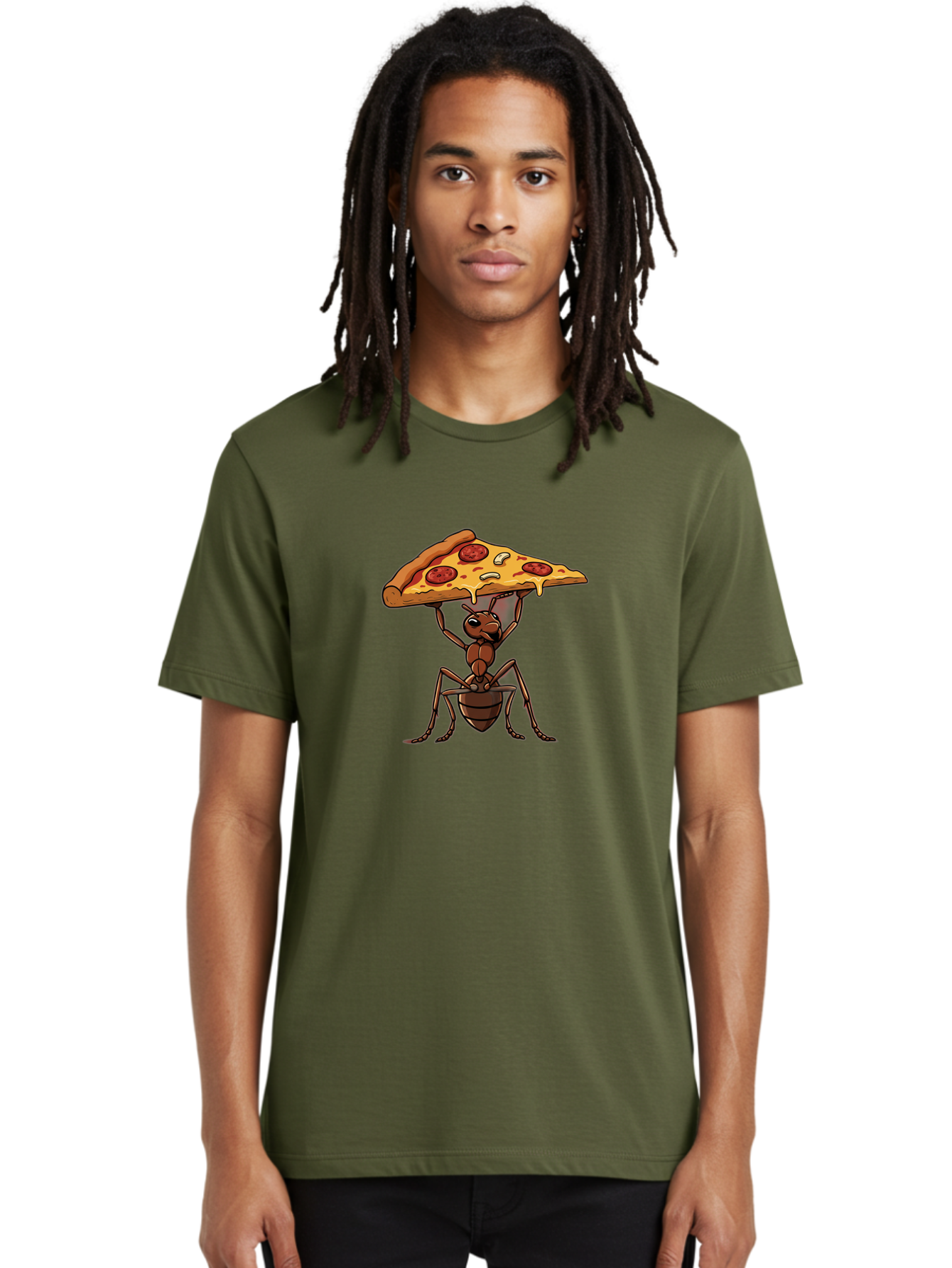 Ant-Carrying-Pizza-Slice Men'S Graphic Tee, 100% Cotton, Comfortable Casual Summer Wear, Machine Washable, Vintage Camera, Old Camera, Antique Camera, Black Camera, Classic Photography, Photography Equipment, Nostalgic Device, Film Camera, Bah441 19