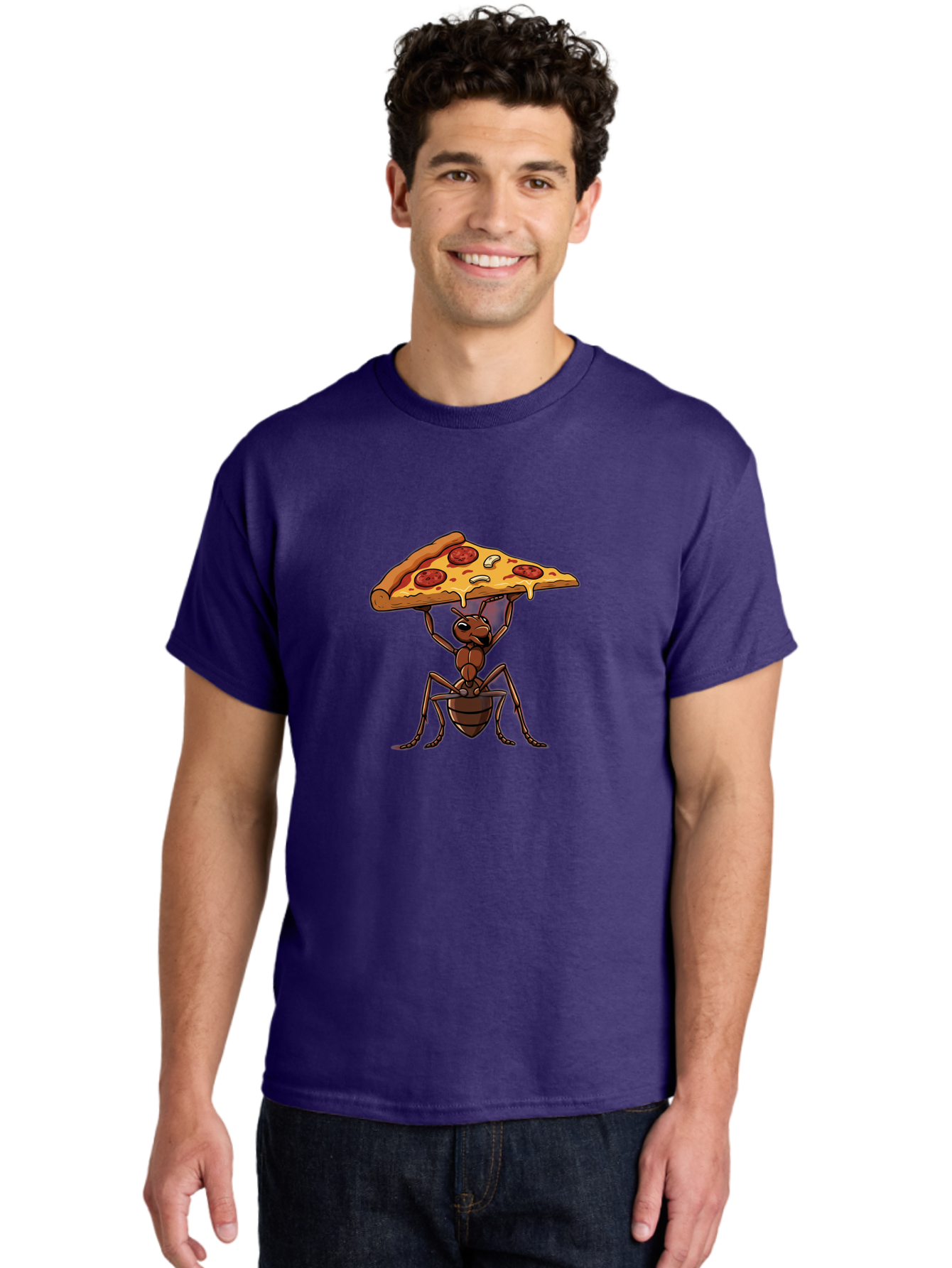 Ant-Carrying-Pizza-Slice Men'S Graphic Tee, 100% Cotton, Comfortable Casual Summer Wear, Machine Washable, Vintage Camera, Old Camera, Antique Camera, Black Camera, Classic Photography, Photography Equipment, Nostalgic Device, Film Camera, Bah441 25