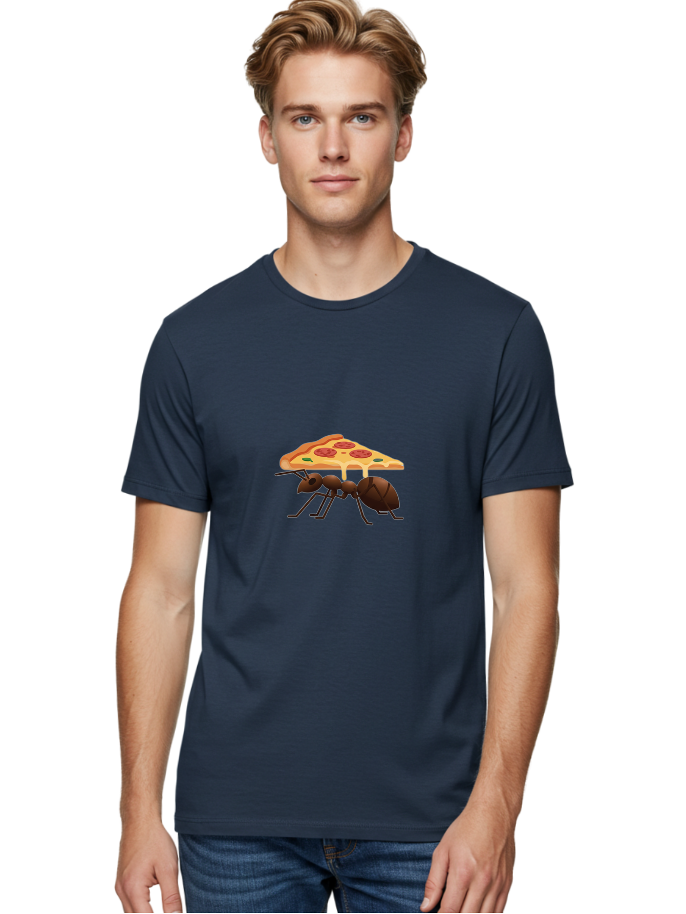 Ant-Carrying-Pizza Men'S Graphic Tee, 100% Cotton, Comfortable Casual Summer Wear, Machine Washable, Vintage Camera, Old Camera, Antique Camera, Black Camera, Classic Photography, Photography Equipment, Nostalgic Device, Film Camera, Bah442 20