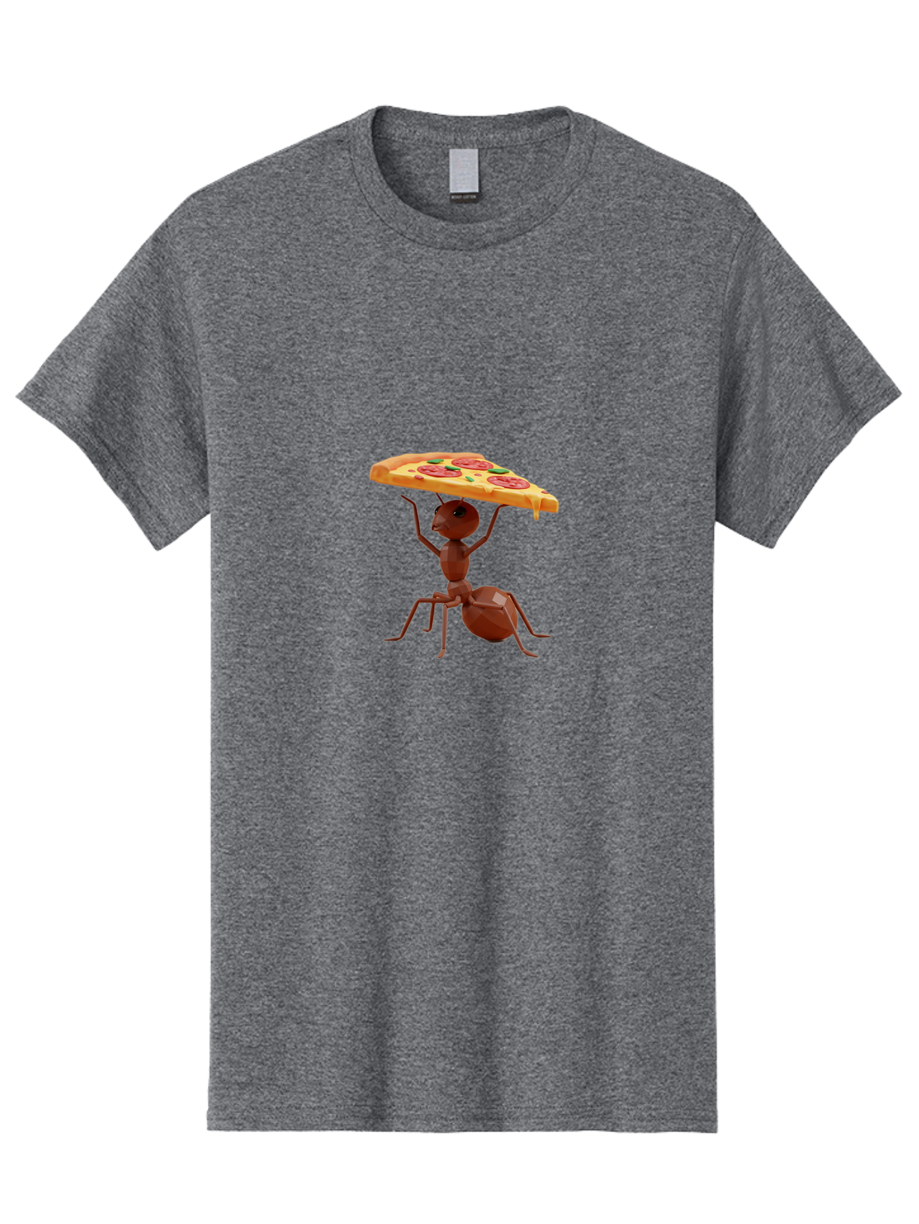 Ant-Holding-Pizza-Slice Men'S Graphic Tee, 100% Cotton, Comfortable Casual Summer Wear, Machine Washable, Vintage Camera, Old Camera, Antique Camera, Black Camera, Classic Photography, Photography Equipment, Nostalgic Device, Film Camera, Bah445 7