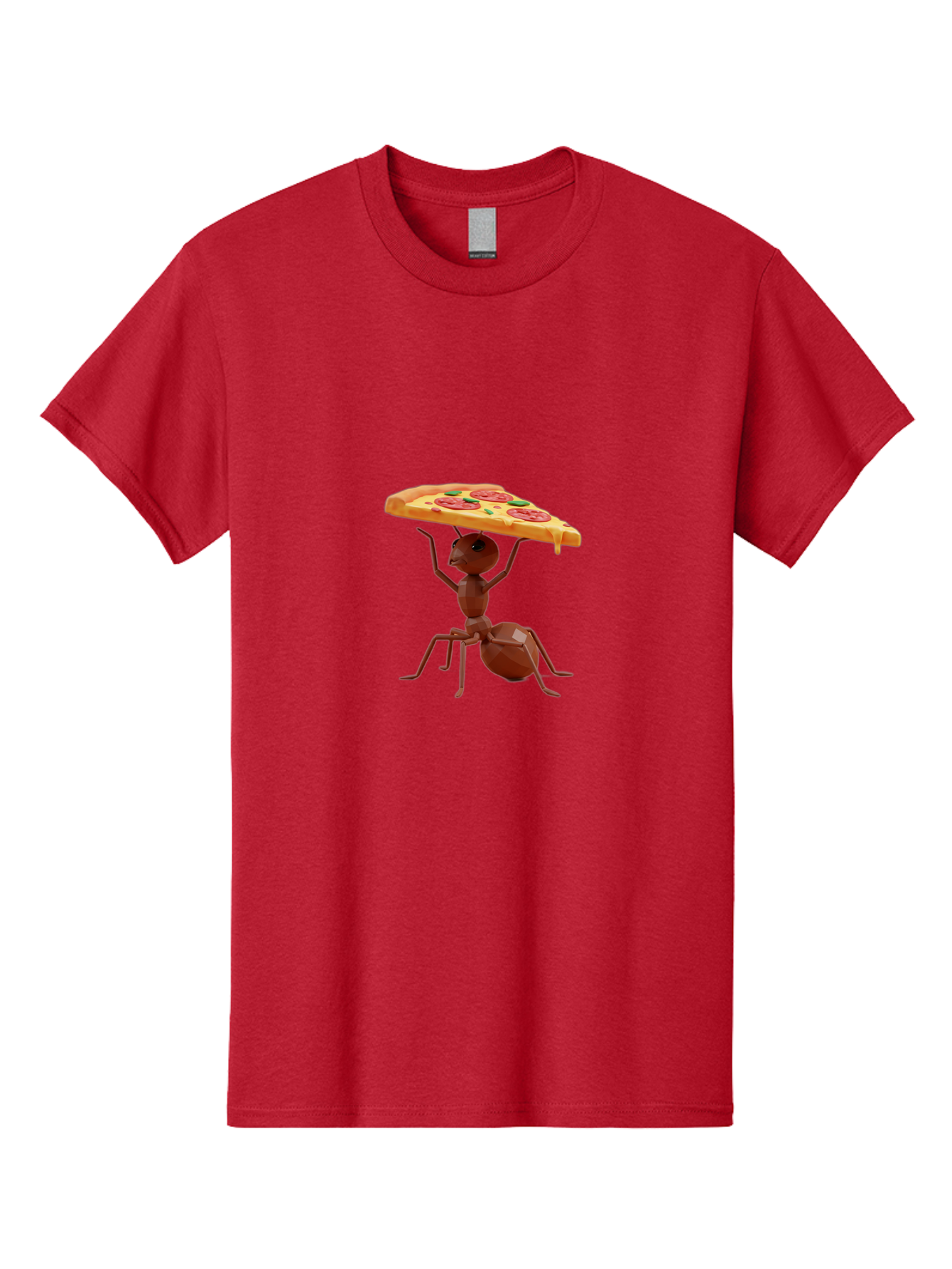 Ant-Holding-Pizza-Slice Men'S Graphic Tee, 100% Cotton, Comfortable Casual Summer Wear, Machine Washable, Vintage Camera, Old Camera, Antique Camera, Black Camera, Classic Photography, Photography Equipment, Nostalgic Device, Film Camera, Bah445 4