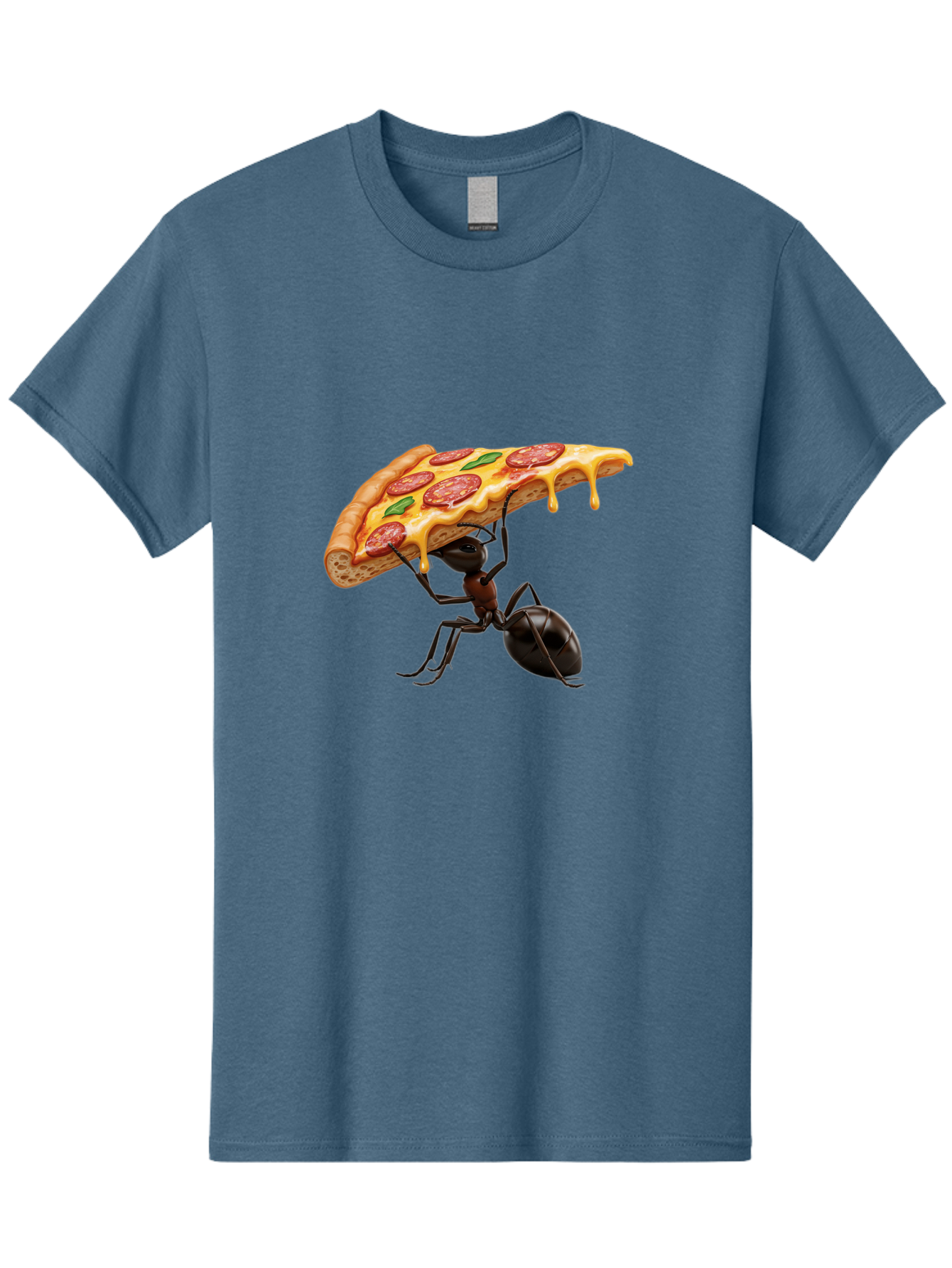 Ant-Holding-Pizza Men'S Graphic Tee, 100% Cotton, Comfortable Casual Summer Wear, Machine Washable, Vintage Camera, Old Camera, Antique Camera, Black Camera, Classic Photography, Photography Equipment, Nostalgic Device, Film Camera, Camera Art Bah446 4