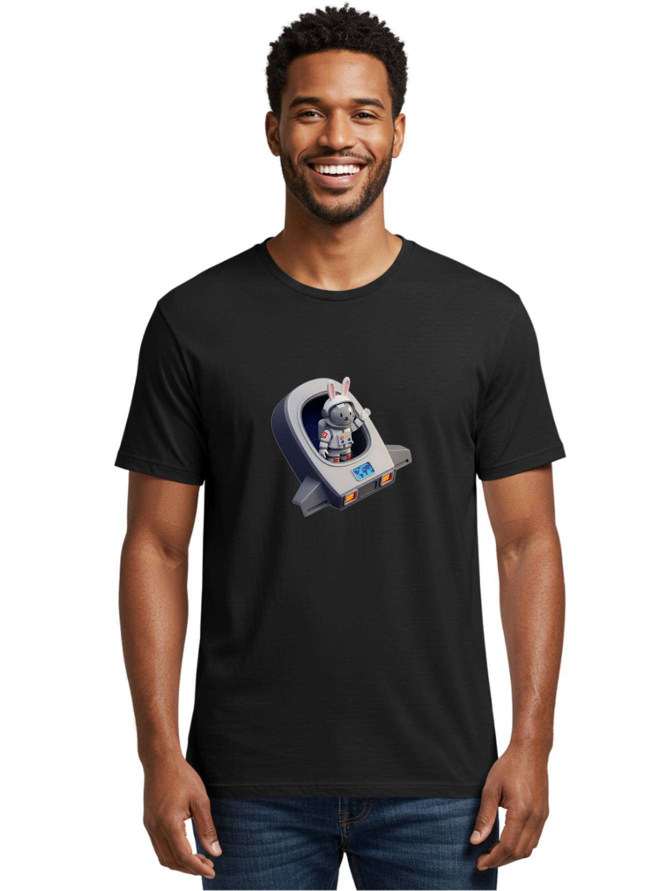 Astronaut-Rabbit-10 Men'S Graphic Tee, 100% Cotton, Comfortable Casual Summer Wear, Machine Washable, Vintage Camera, Old Camera, Antique Camera, Black Camera, Classic Photography, Photography Equipment, Nostalgic Device, Film Camera, Bah492 23