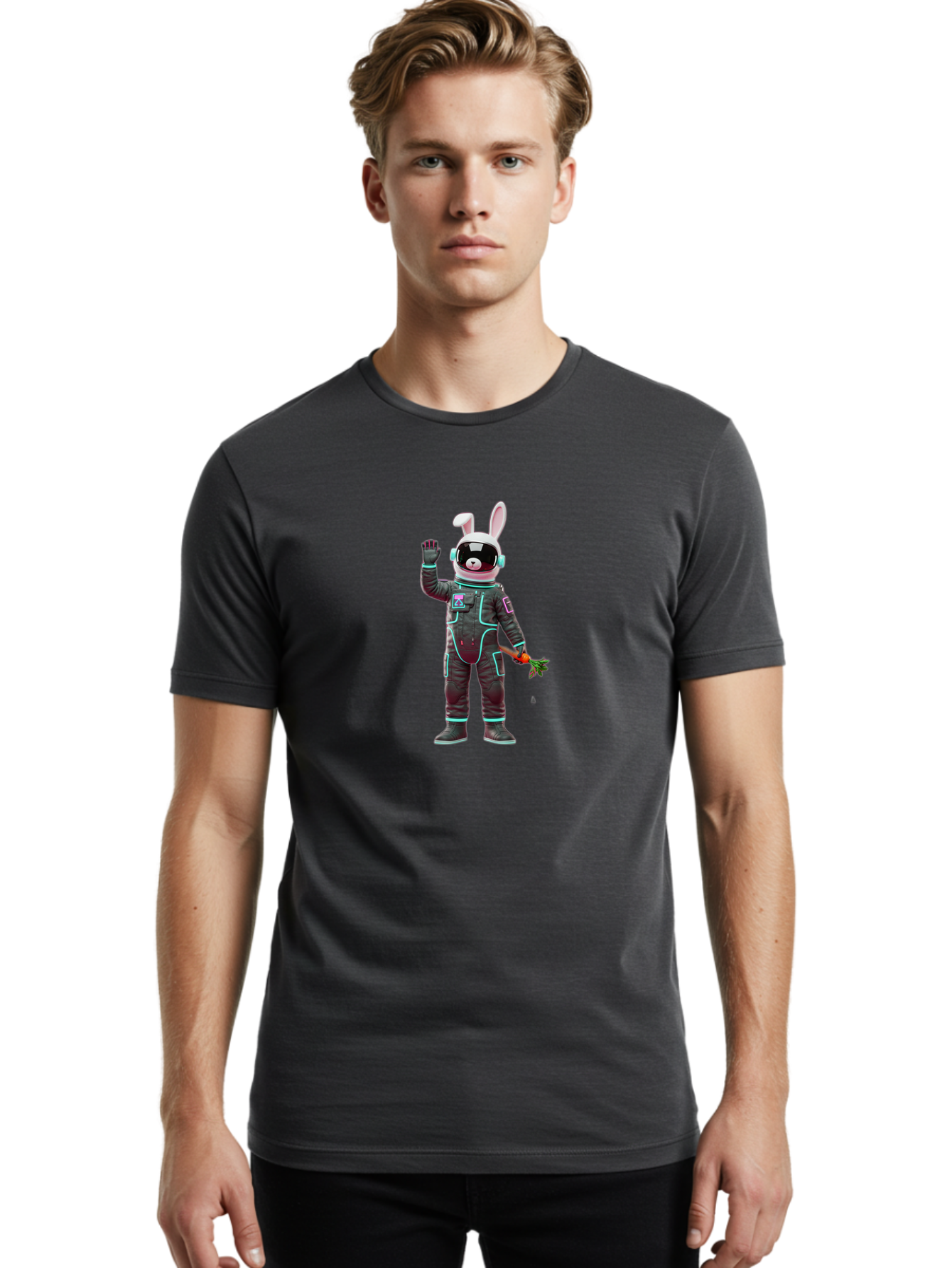 Astronaut-Rabbit-3 Men'S Graphic Tee, 100% Cotton, Comfortable Casual Summer Wear, Machine Washable, Vintage Camera, Old Camera, Antique Camera, Black Camera, Classic Photography, Photography Equipment, Nostalgic Device, Film Camera, Bah497 23