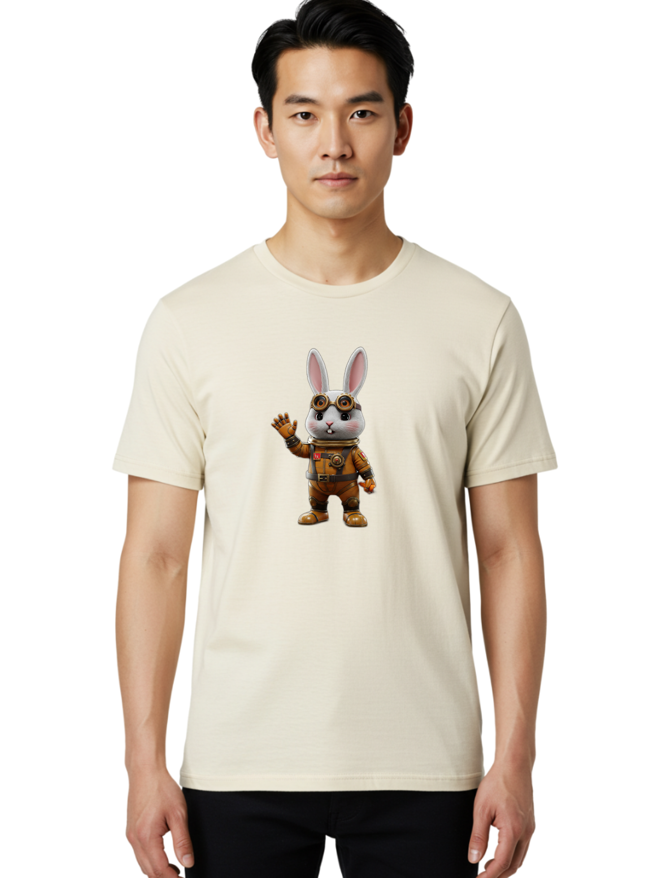 Astronaut-Rabbit-6 Men'S Graphic Tee, 100% Cotton, Comfortable Casual Summer Wear, Machine Washable, Vintage Camera, Old Camera, Antique Camera, Black Camera, Classic Photography, Photography Equipment, Nostalgic Device, Film Camera, Bah500 20
