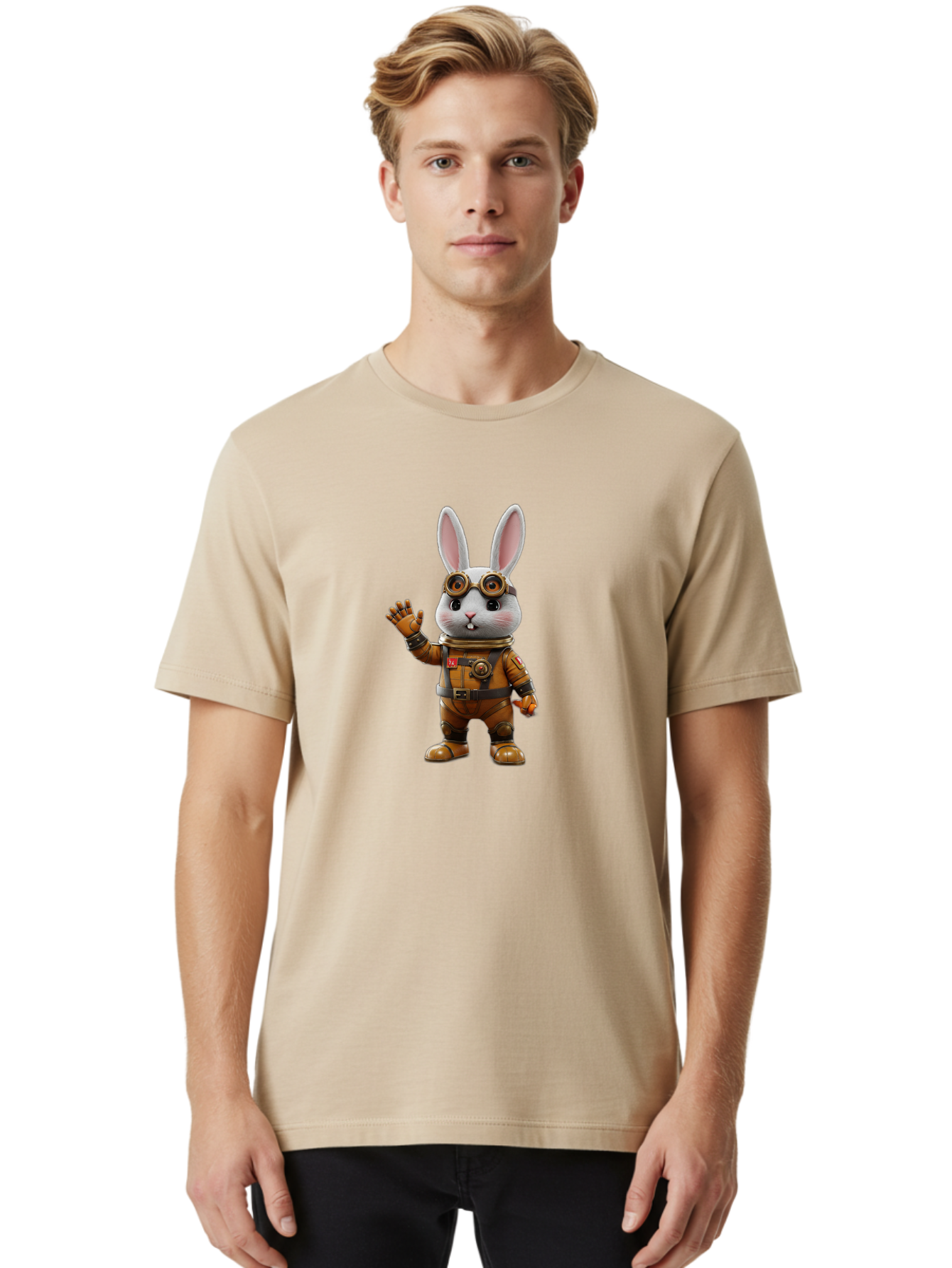 Astronaut-Rabbit-6 Men'S Graphic Tee, 100% Cotton, Comfortable Casual Summer Wear, Machine Washable, Vintage Camera, Old Camera, Antique Camera, Black Camera, Classic Photography, Photography Equipment, Nostalgic Device, Film Camera, Bah500 18