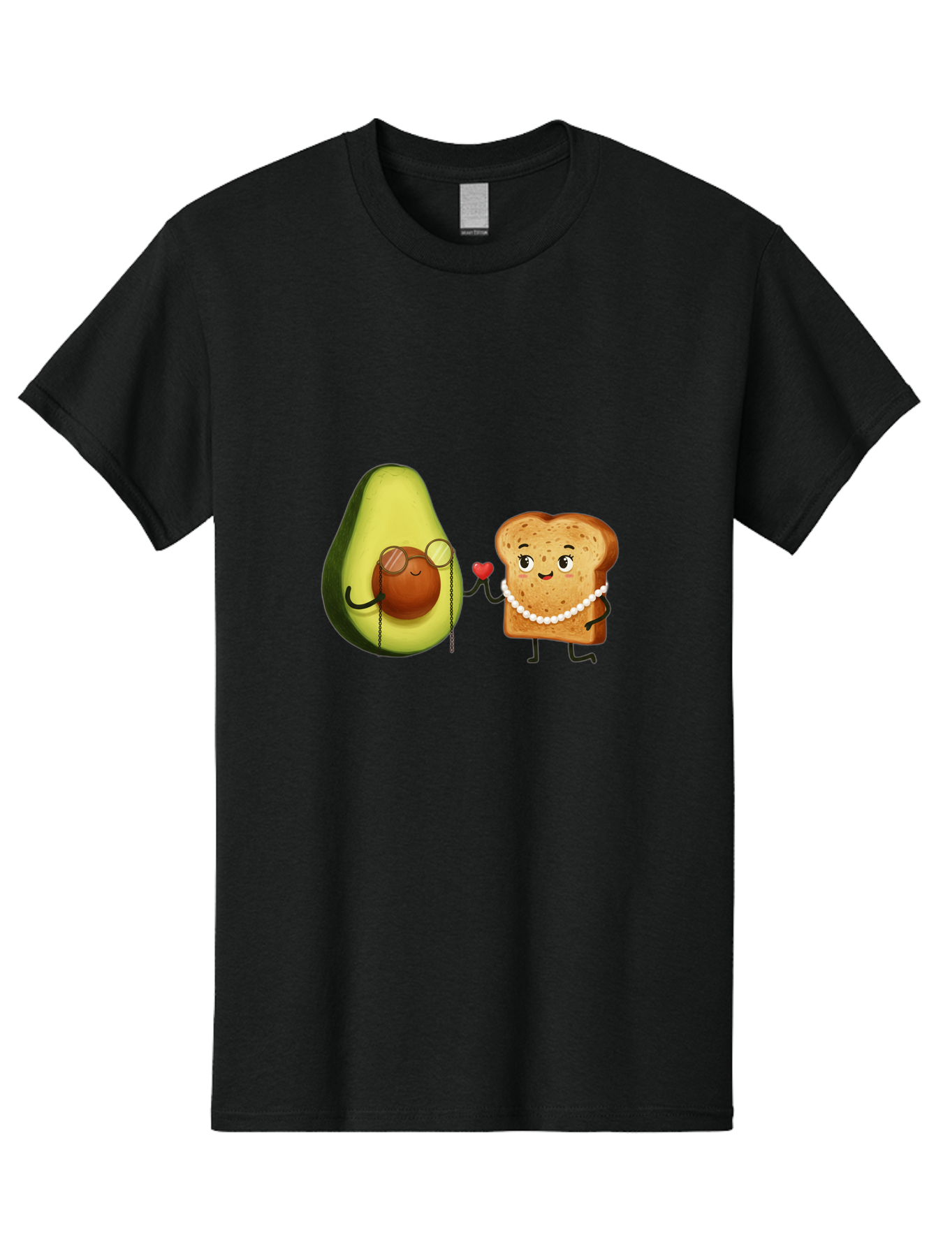 Avocado-Bread-Couple Men'S Graphic Tee, 100% Cotton, Comfortable Casual Summer Wear, Machine Washable, Vintage Camera, Old Camera, Antique Camera, Black Camera, Classic Photography, Photography Equipment, Nostalgic Device, Film Camera, Bah507 4