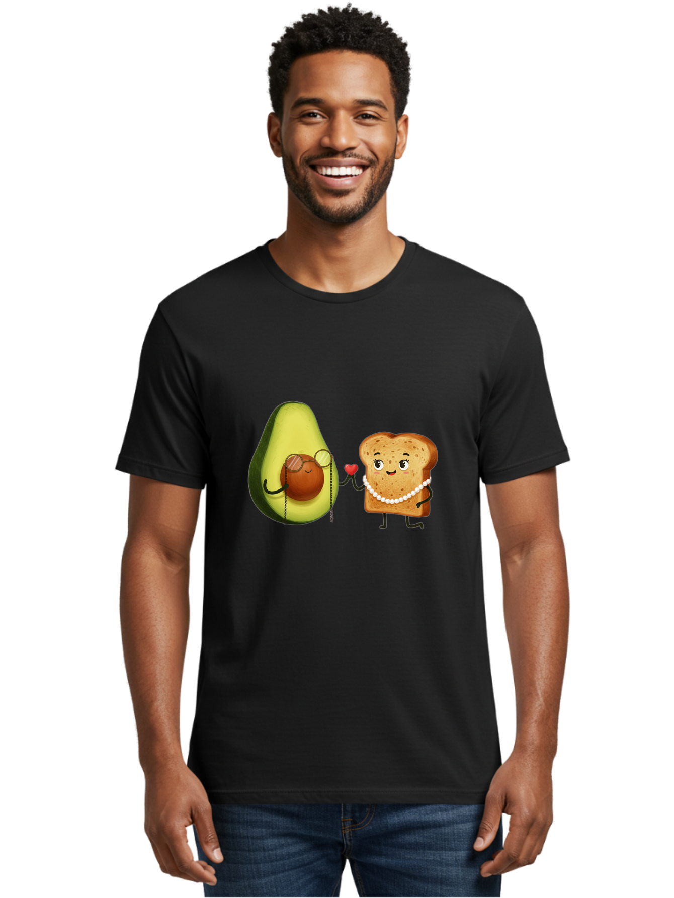Avocado-Bread-Couple Men'S Graphic Tee, 100% Cotton, Comfortable Casual Summer Wear, Machine Washable, Vintage Camera, Old Camera, Antique Camera, Black Camera, Classic Photography, Photography Equipment, Nostalgic Device, Film Camera, Bah507 19