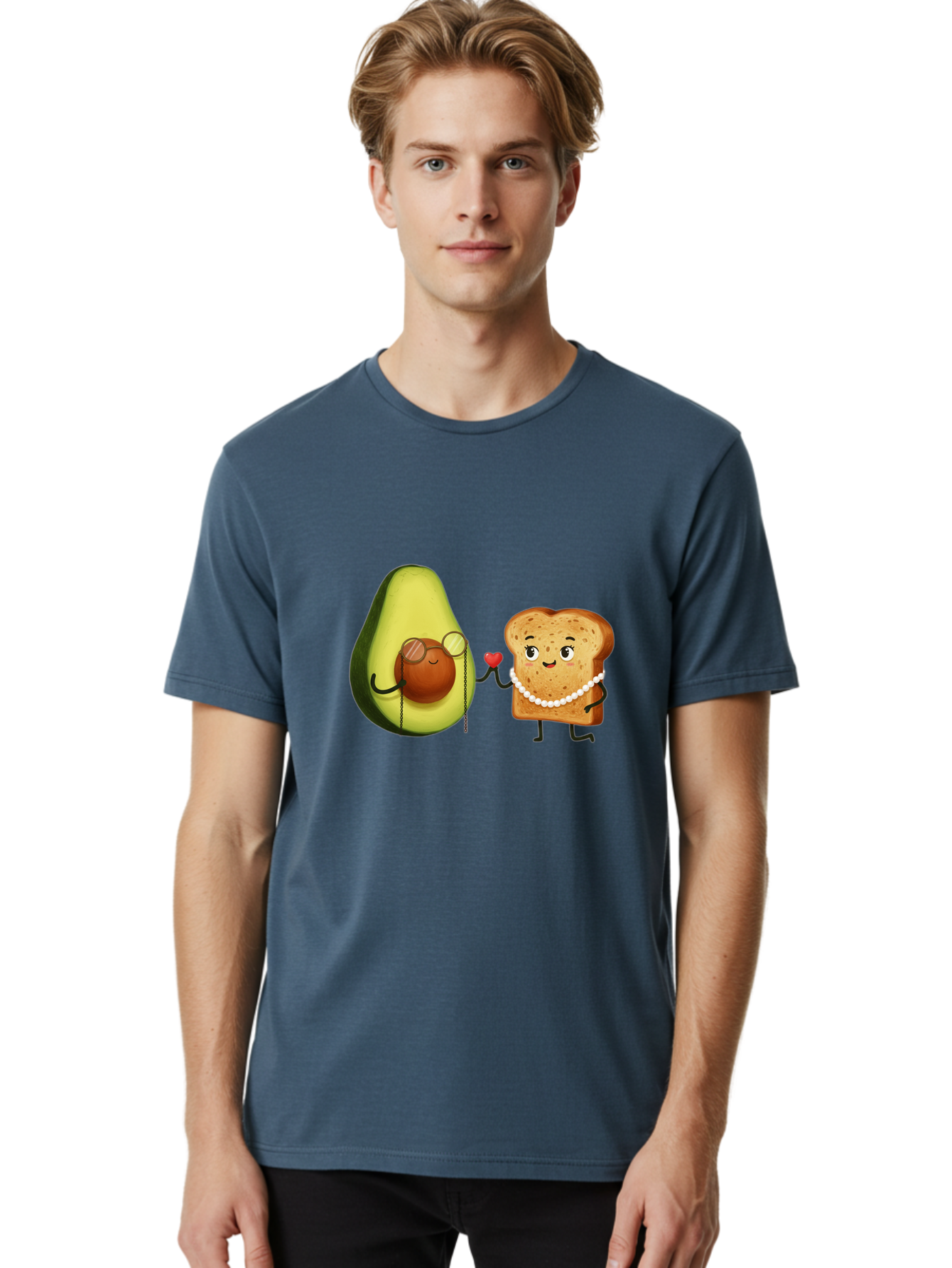 Avocado-Bread-Couple Men'S Graphic Tee, 100% Cotton, Comfortable Casual Summer Wear, Machine Washable, Vintage Camera, Old Camera, Antique Camera, Black Camera, Classic Photography, Photography Equipment, Nostalgic Device, Film Camera, Bah507 22