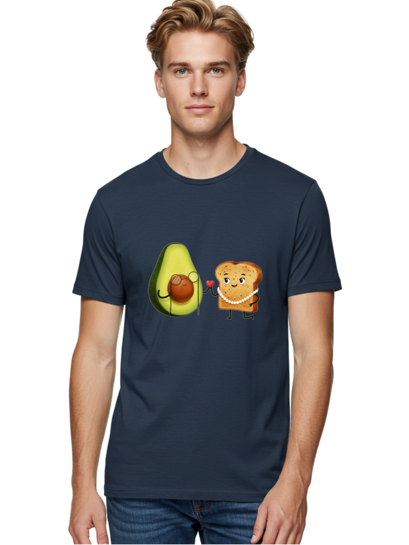 Avocado-Bread-Couple Men'S Graphic Tee, 100% Cotton, Comfortable Casual Summer Wear, Machine Washable, Vintage Camera, Old Camera, Antique Camera, Black Camera, Classic Photography, Photography Equipment, Nostalgic Device, Film Camera, Bah507 23