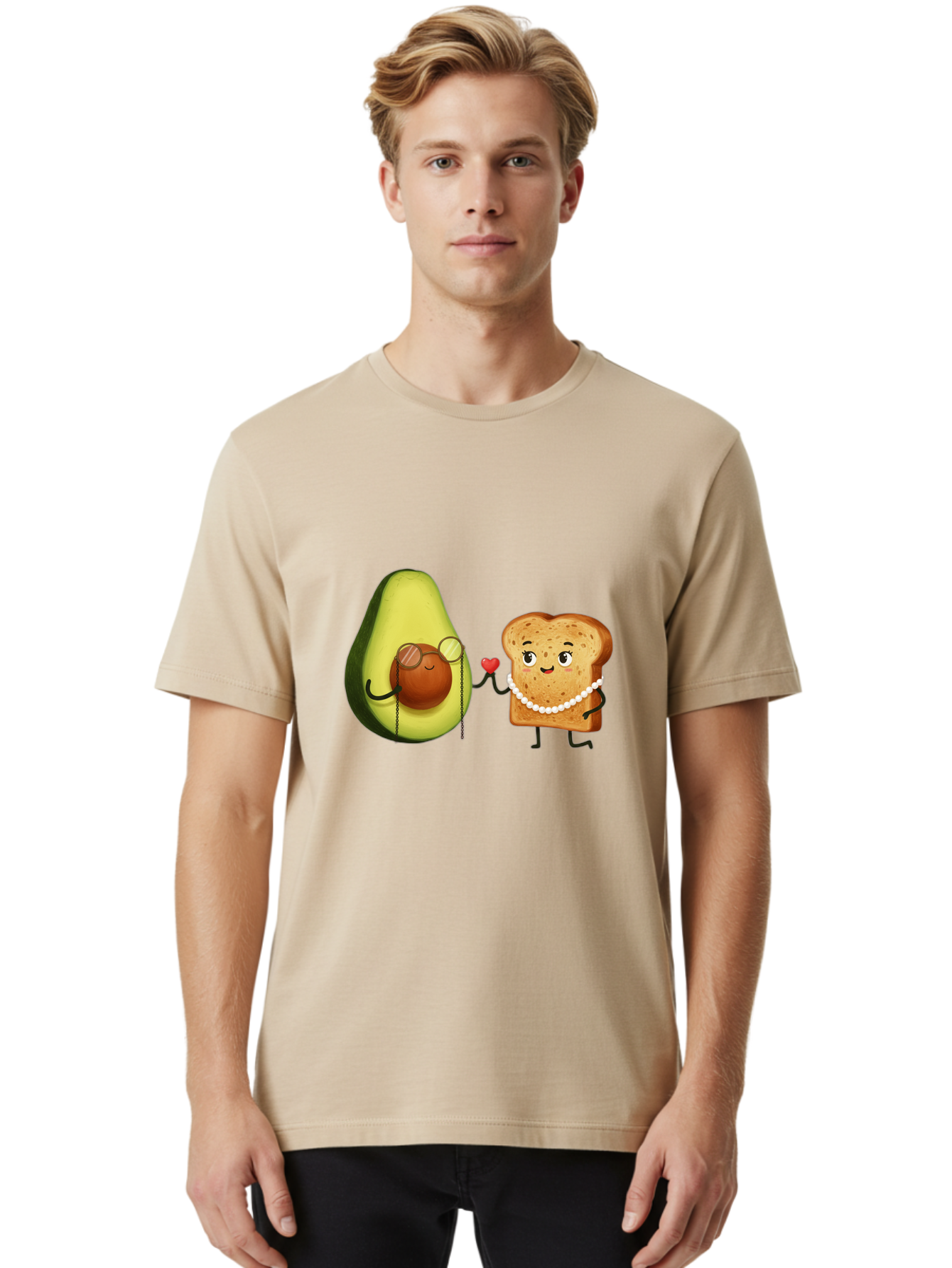 Avocado-Bread-Couple Men'S Graphic Tee, 100% Cotton, Comfortable Casual Summer Wear, Machine Washable, Vintage Camera, Old Camera, Antique Camera, Black Camera, Classic Photography, Photography Equipment, Nostalgic Device, Film Camera, Bah507 26