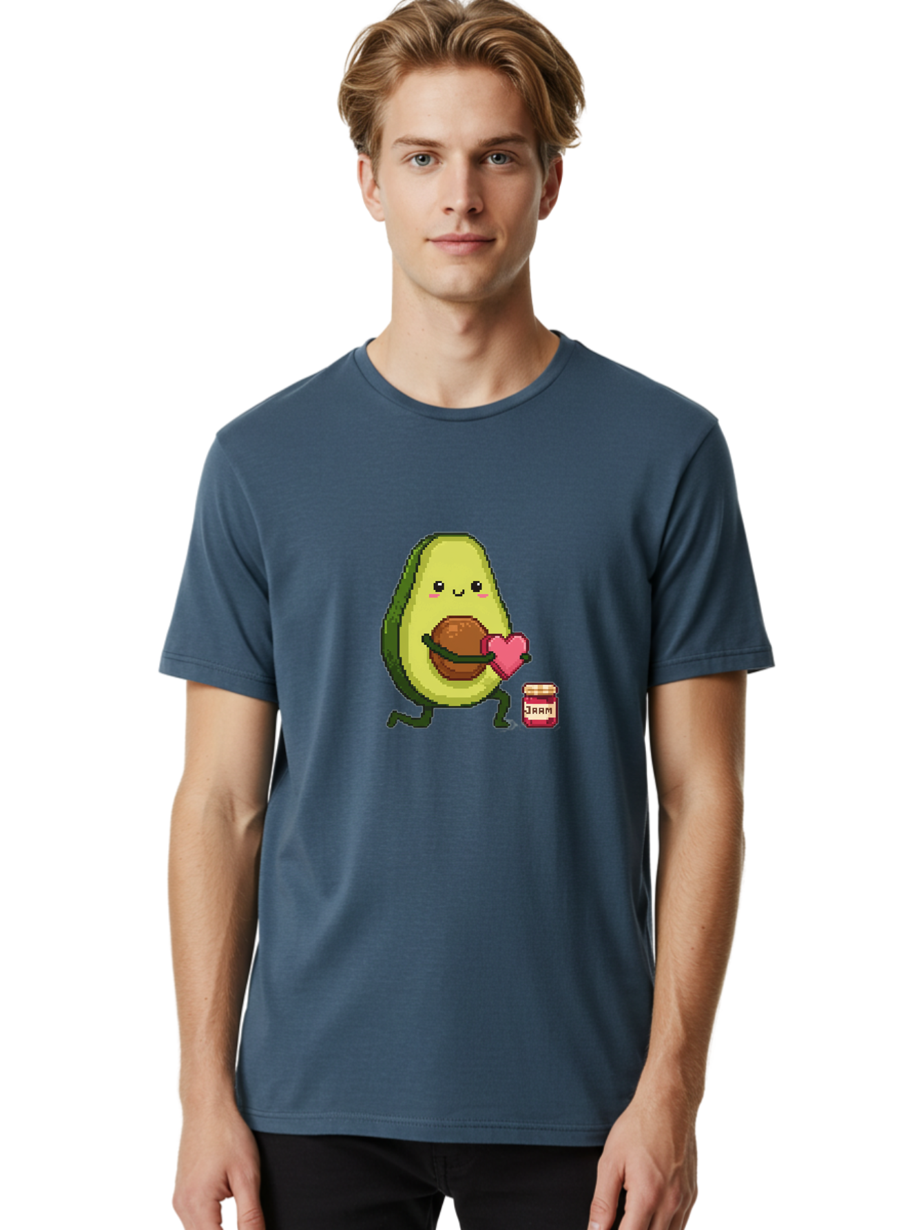 Avocado-Holding-Heart Men'S Graphic Tee, 100% Cotton, Comfortable Casual Summer Wear, Machine Washable, Vintage Camera, Old Camera, Antique Camera, Black Camera, Classic Photography, Photography Equipment, Nostalgic Device, Film Camera, Bah509 19