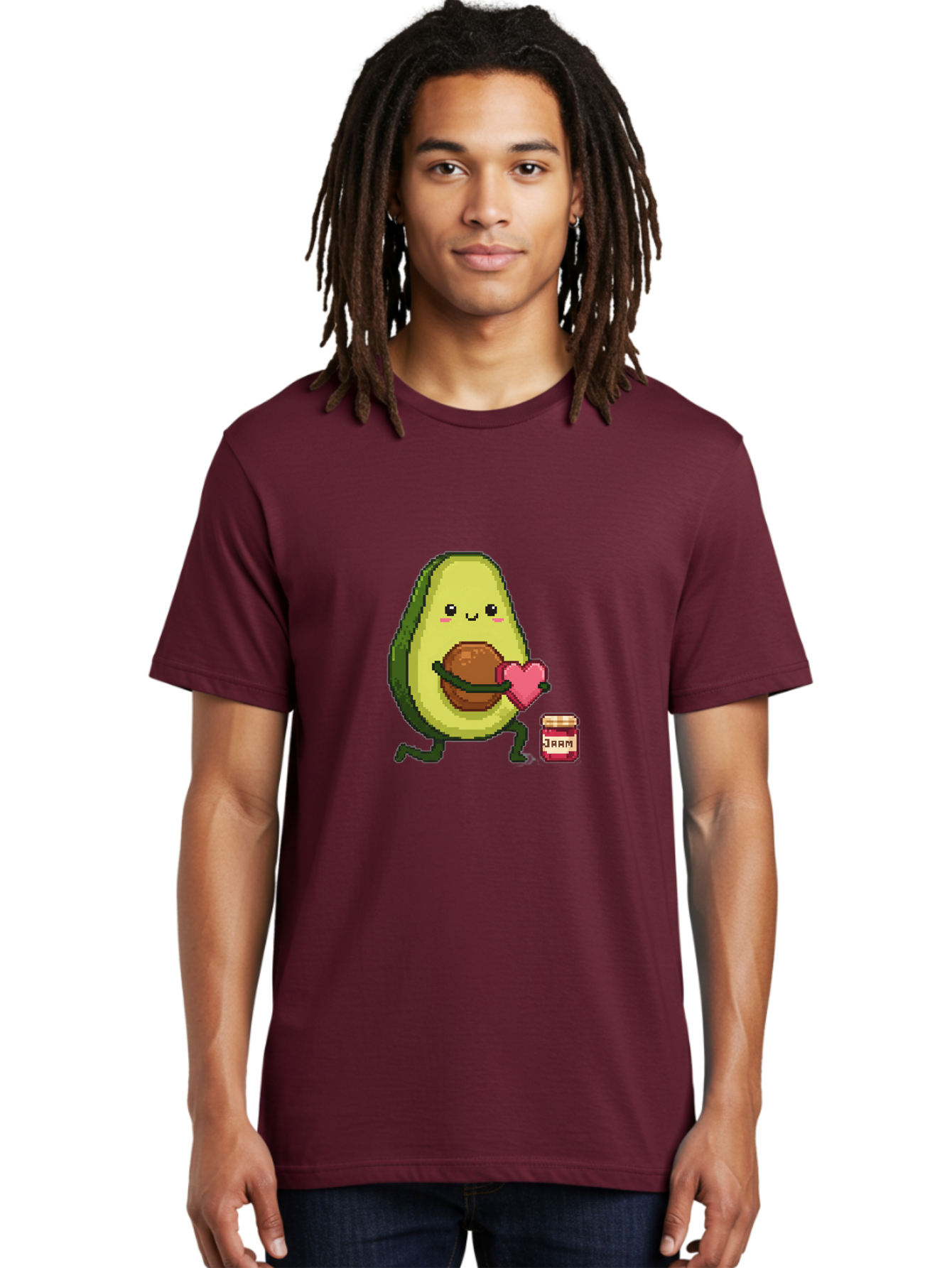 Avocado-Holding-Heart Men'S Graphic Tee, 100% Cotton, Comfortable Casual Summer Wear, Machine Washable, Vintage Camera, Old Camera, Antique Camera, Black Camera, Classic Photography, Photography Equipment, Nostalgic Device, Film Camera, Bah509 18