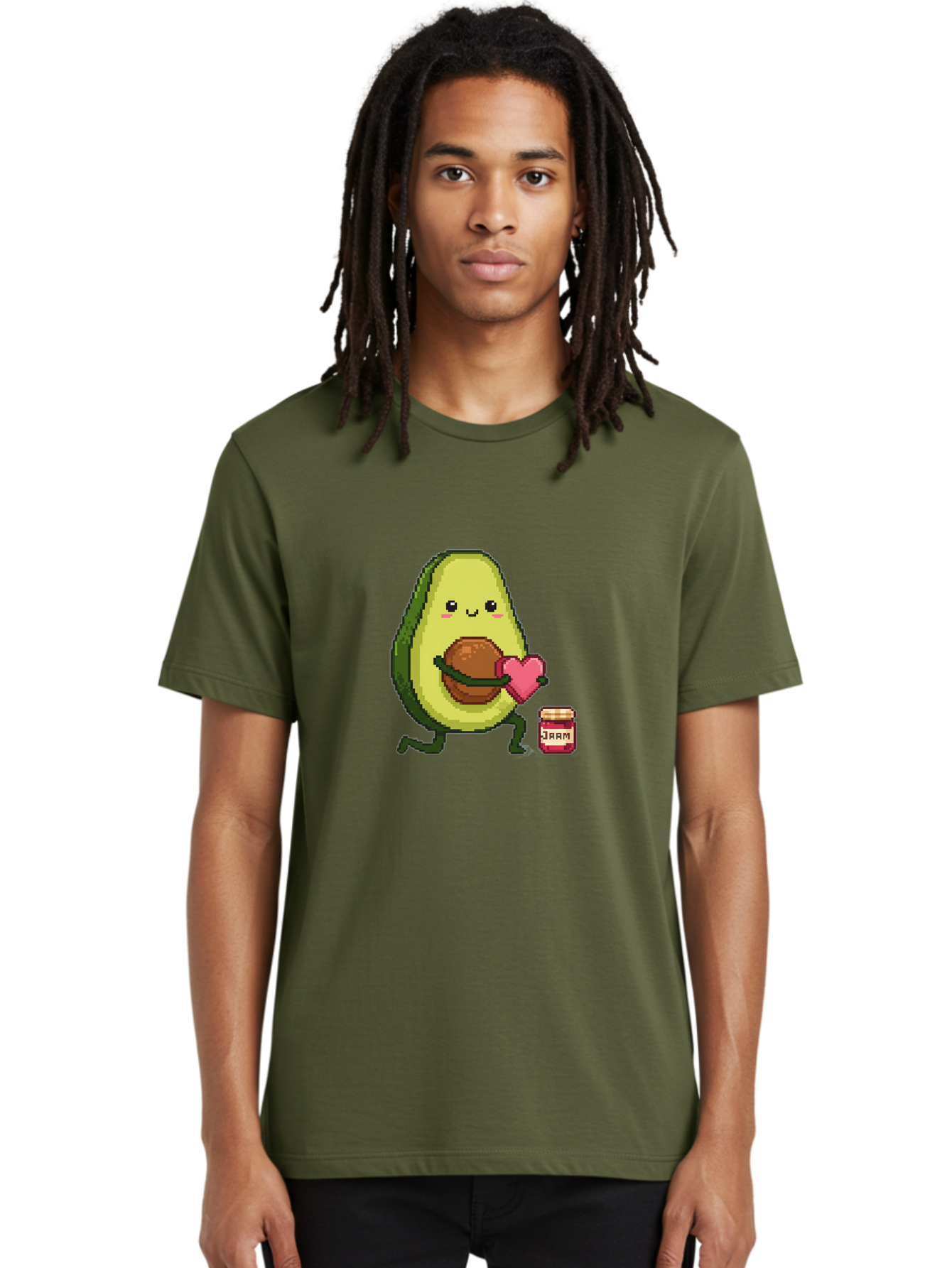Avocado-Holding-Heart Men'S Graphic Tee, 100% Cotton, Comfortable Casual Summer Wear, Machine Washable, Vintage Camera, Old Camera, Antique Camera, Black Camera, Classic Photography, Photography Equipment, Nostalgic Device, Film Camera, Bah509 23