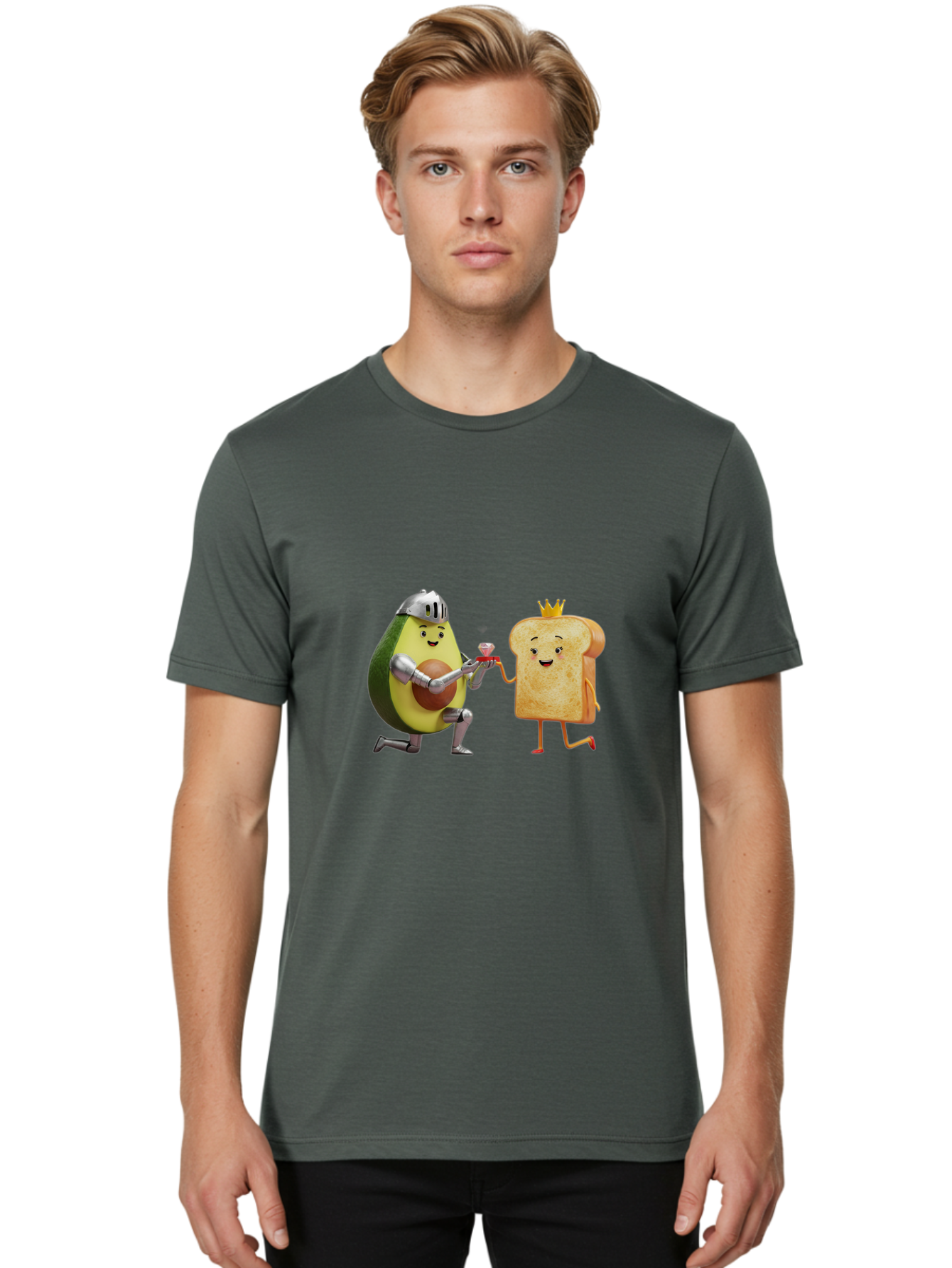 Avocado-Knight-And-Toast-King Men'S Graphic Tee, 100% Cotton, Comfortable Casual Summer Wear, Machine Washable, Vintage Camera, Old Camera, Antique Camera, Black Camera, Classic Photography, Photography Equipment, Nostalgic Device, Bah510 22
