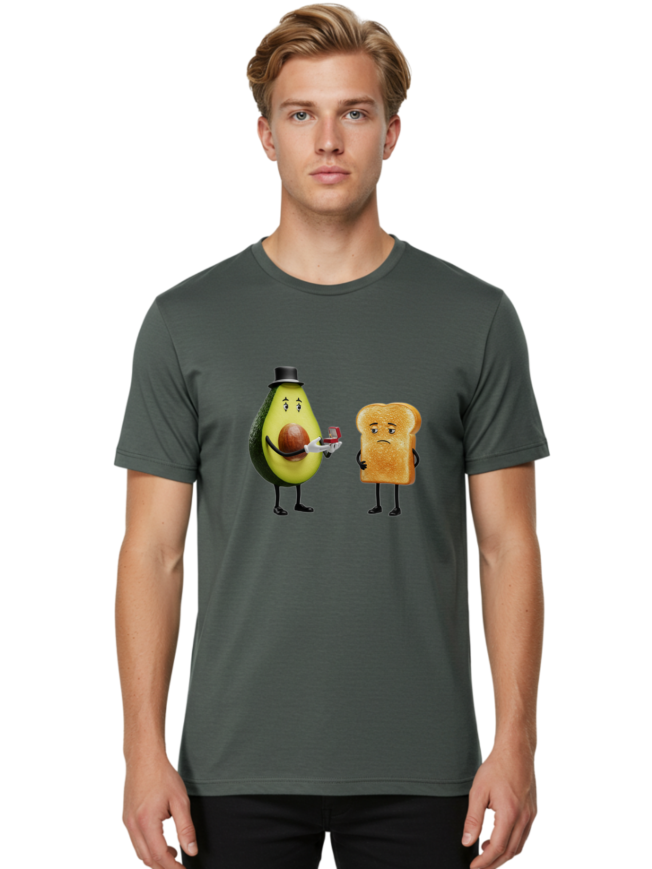Avocado-Proposing-To-Toast Men'S Graphic Tee, 100% Cotton, Comfortable Casual Summer Wear, Machine Washable, Vintage Camera, Old Camera, Antique Camera, Black Camera, Classic Photography, Photography Equipment, Nostalgic Device, Film Camera, Bah511 30