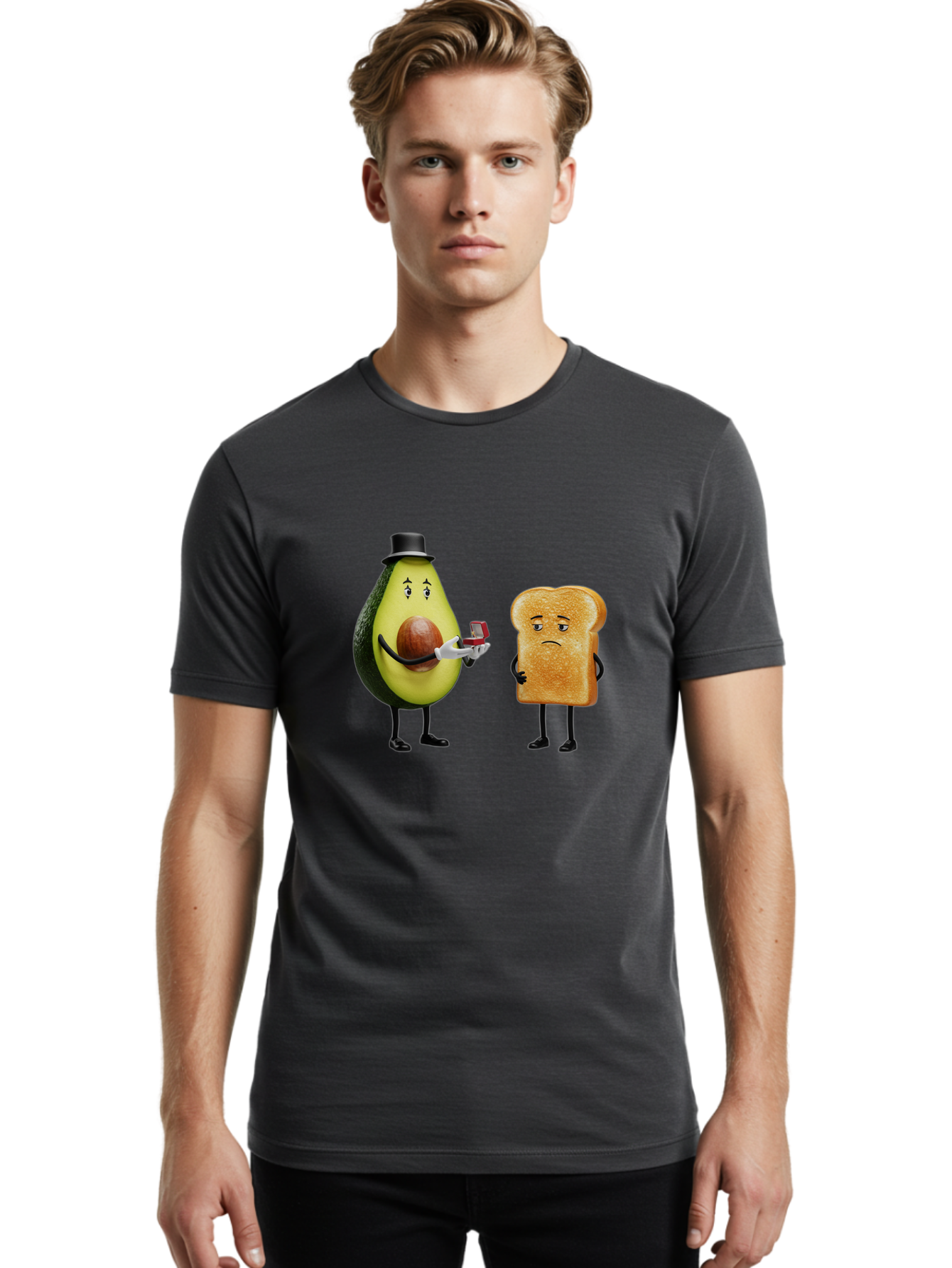 Avocado-Proposing-To-Toast Men'S Graphic Tee, 100% Cotton, Comfortable Casual Summer Wear, Machine Washable, Vintage Camera, Old Camera, Antique Camera, Black Camera, Classic Photography, Photography Equipment, Nostalgic Device, Film Camera, Bah511 28