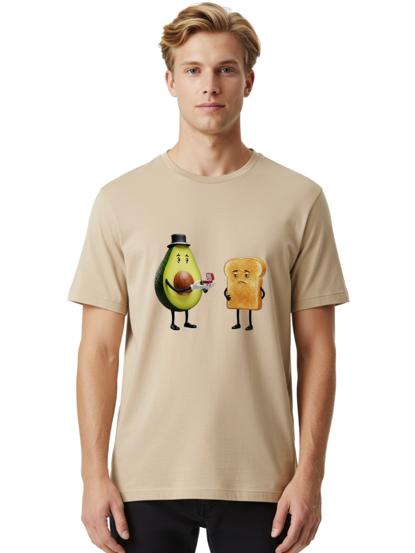 Avocado-Proposing-To-Toast Men'S Graphic Tee, 100% Cotton, Comfortable Casual Summer Wear, Machine Washable, Vintage Camera, Old Camera, Antique Camera, Black Camera, Classic Photography, Photography Equipment, Nostalgic Device, Film Camera, Bah511 19