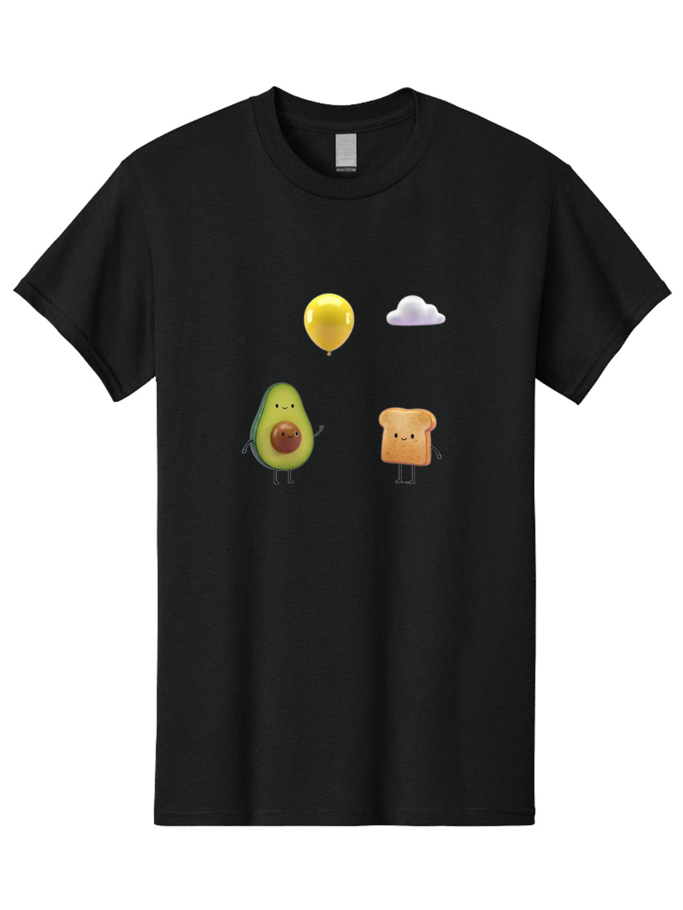 Avocado-Toast-Characters-1 Men'S Graphic Tee, 100% Cotton, Comfortable Casual Summer Wear, Machine Washable, Vintage Camera, Old Camera, Antique Camera, Black Camera, Classic Photography, Photography Equipment, Nostalgic Device, Film Camera, Bah531 9