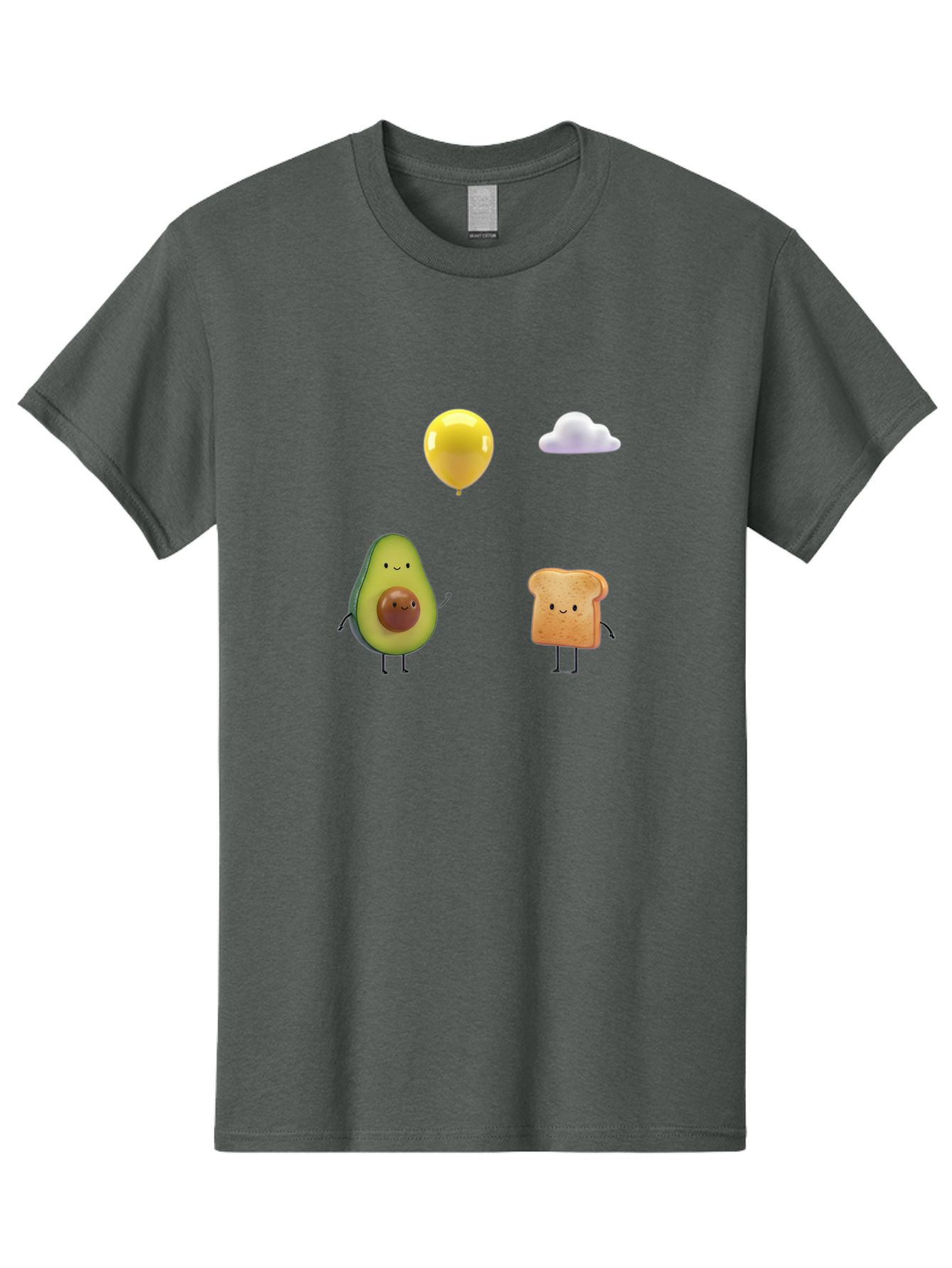 Avocado-Toast-Characters-1 Men'S Graphic Tee, 100% Cotton, Comfortable Casual Summer Wear, Machine Washable, Vintage Camera, Old Camera, Antique Camera, Black Camera, Classic Photography, Photography Equipment, Nostalgic Device, Film Camera, Bah531 6