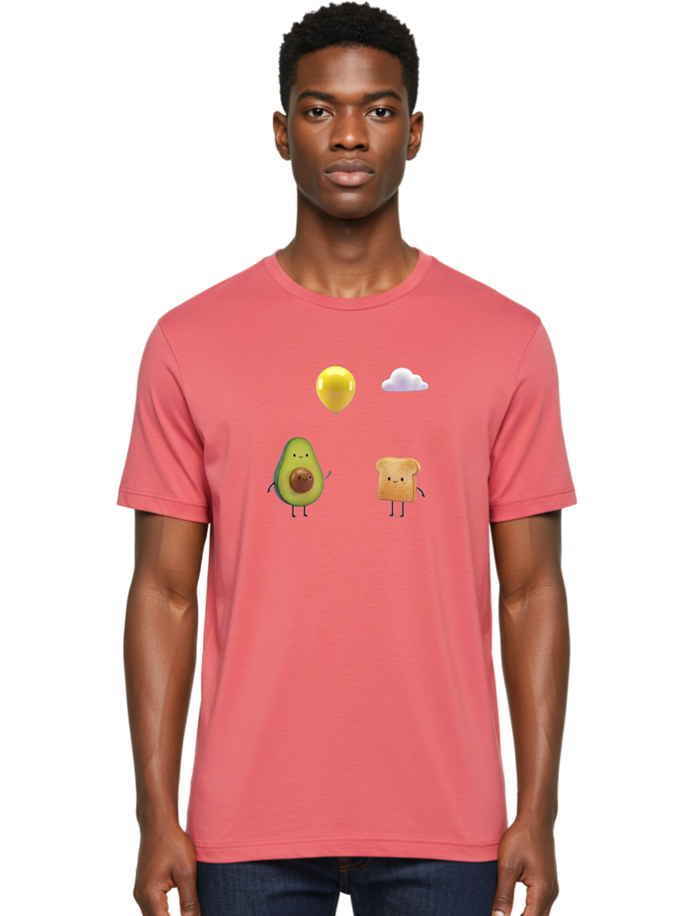 Avocado-Toast-Characters-1 Men'S Graphic Tee, 100% Cotton, Comfortable Casual Summer Wear, Machine Washable, Vintage Camera, Old Camera, Antique Camera, Black Camera, Classic Photography, Photography Equipment, Nostalgic Device, Film Camera, Bah531 28