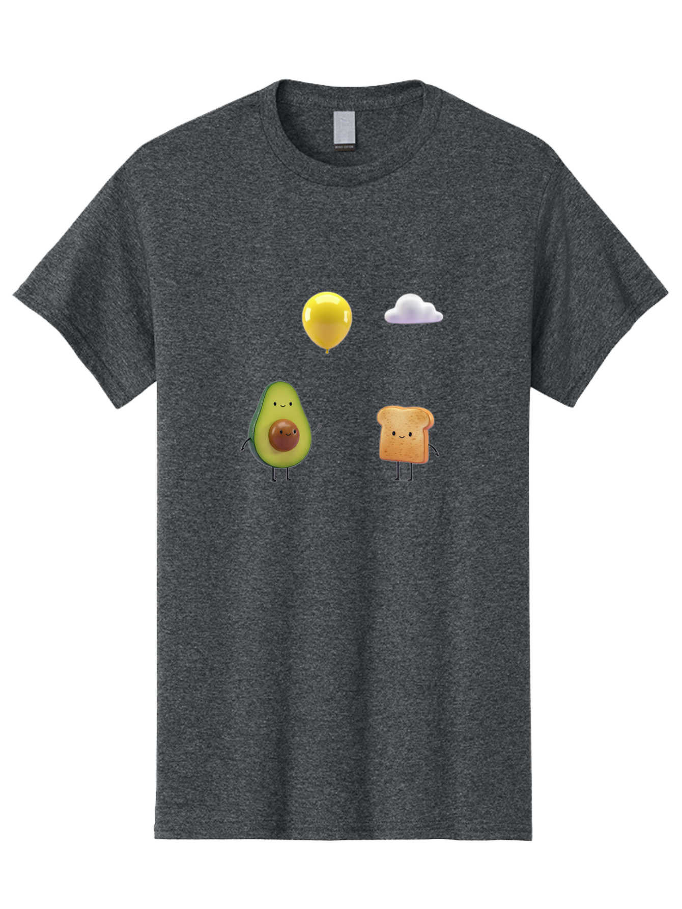 Avocado-Toast-Characters-1 Men'S Graphic Tee, 100% Cotton, Comfortable Casual Summer Wear, Machine Washable, Vintage Camera, Old Camera, Antique Camera, Black Camera, Classic Photography, Photography Equipment, Nostalgic Device, Film Camera, Bah531 10