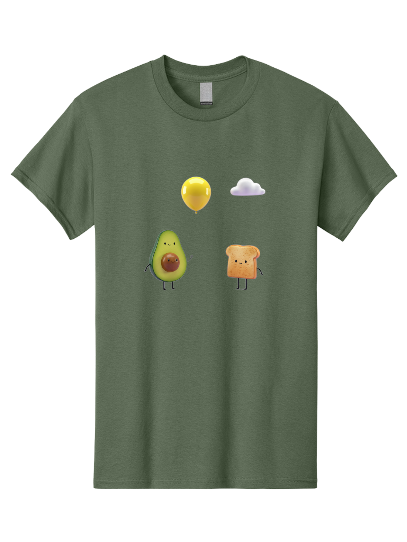 Avocado-Toast-Characters-1 Men'S Graphic Tee, 100% Cotton, Comfortable Casual Summer Wear, Machine Washable, Vintage Camera, Old Camera, Antique Camera, Black Camera, Classic Photography, Photography Equipment, Nostalgic Device, Film Camera, Bah531 11