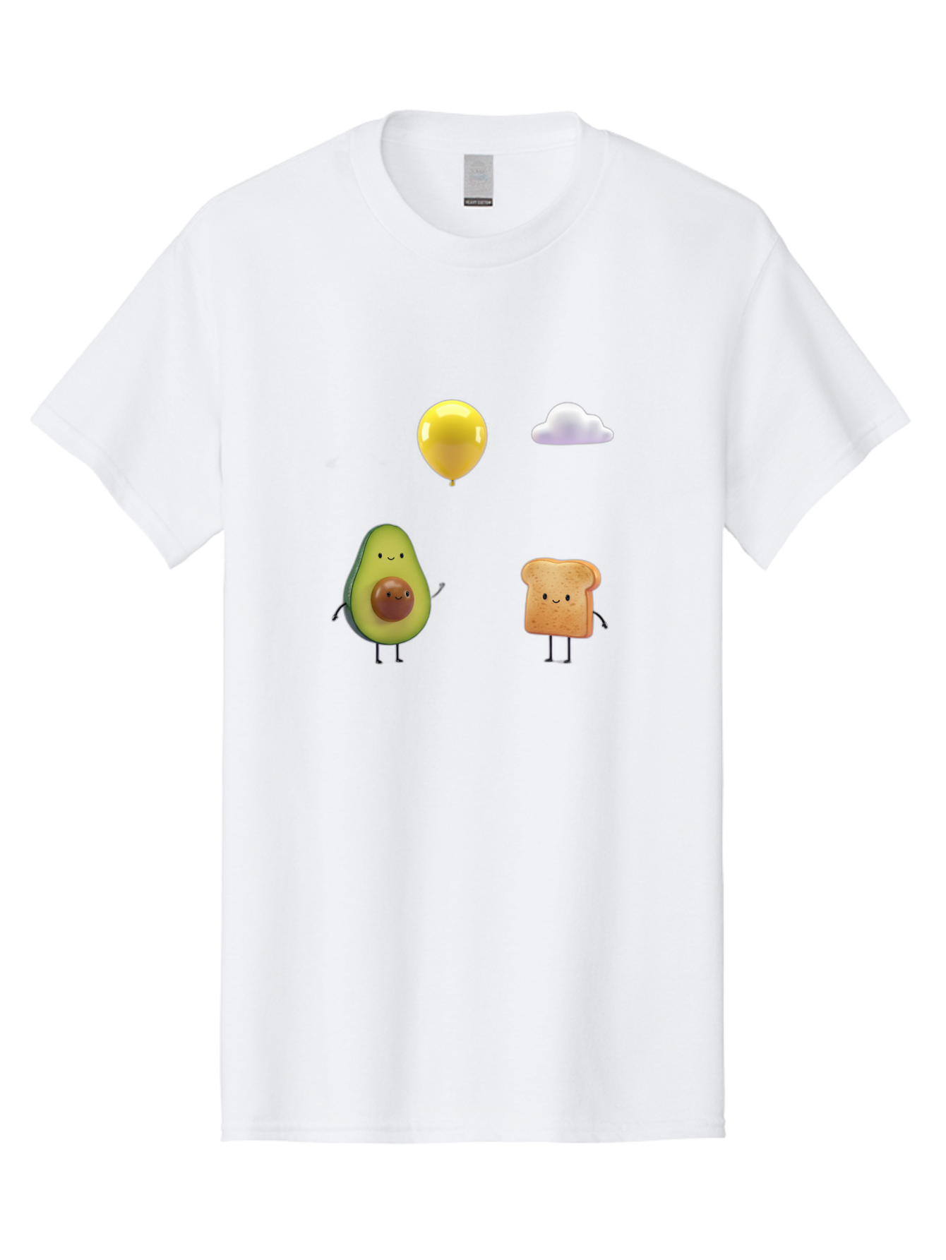 Avocado-Toast-Characters-1 Men'S Graphic Tee, 100% Cotton, Comfortable Casual Summer Wear, Machine Washable, Vintage Camera, Old Camera, Antique Camera, Black Camera, Classic Photography, Photography Equipment, Nostalgic Device, Film Camera, Bah531 5