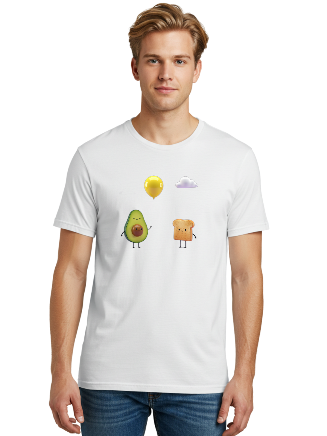 Avocado-Toast-Characters-1 Men'S Graphic Tee, 100% Cotton, Comfortable Casual Summer Wear, Machine Washable, Vintage Camera, Old Camera, Antique Camera, Black Camera, Classic Photography, Photography Equipment, Nostalgic Device, Film Camera, Bah531 20