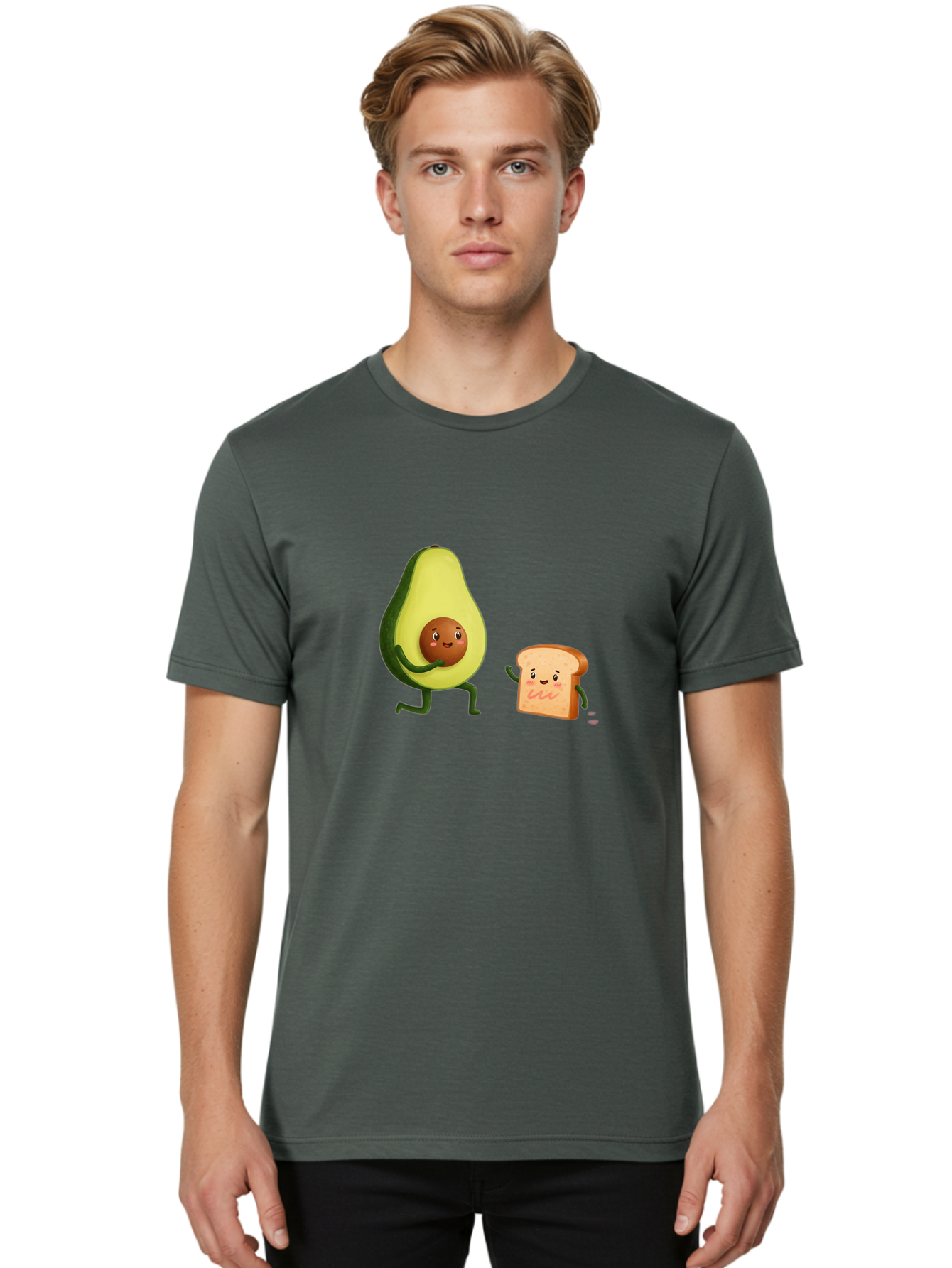 Avocado-Toast-Friends-1 Men'S Graphic Tee, 100% Cotton, Comfortable Casual Summer Wear, Machine Washable, Vintage Camera, Old Camera, Antique Camera, Black Camera, Classic Photography, Photography Equipment, Nostalgic Device, Film Camera, Bah539 18