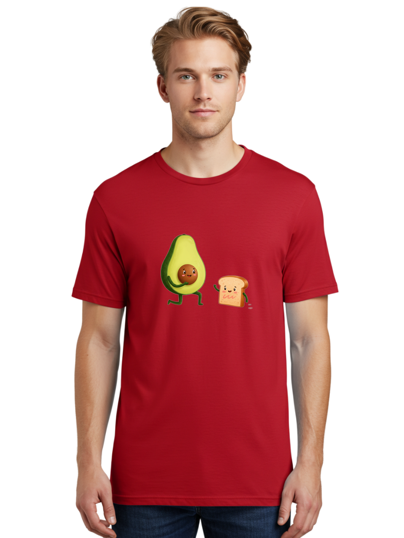 Avocado-Toast-Friends-1 Men'S Graphic Tee, 100% Cotton, Comfortable Casual Summer Wear, Machine Washable, Vintage Camera, Old Camera, Antique Camera, Black Camera, Classic Photography, Photography Equipment, Nostalgic Device, Film Camera, Bah539 24