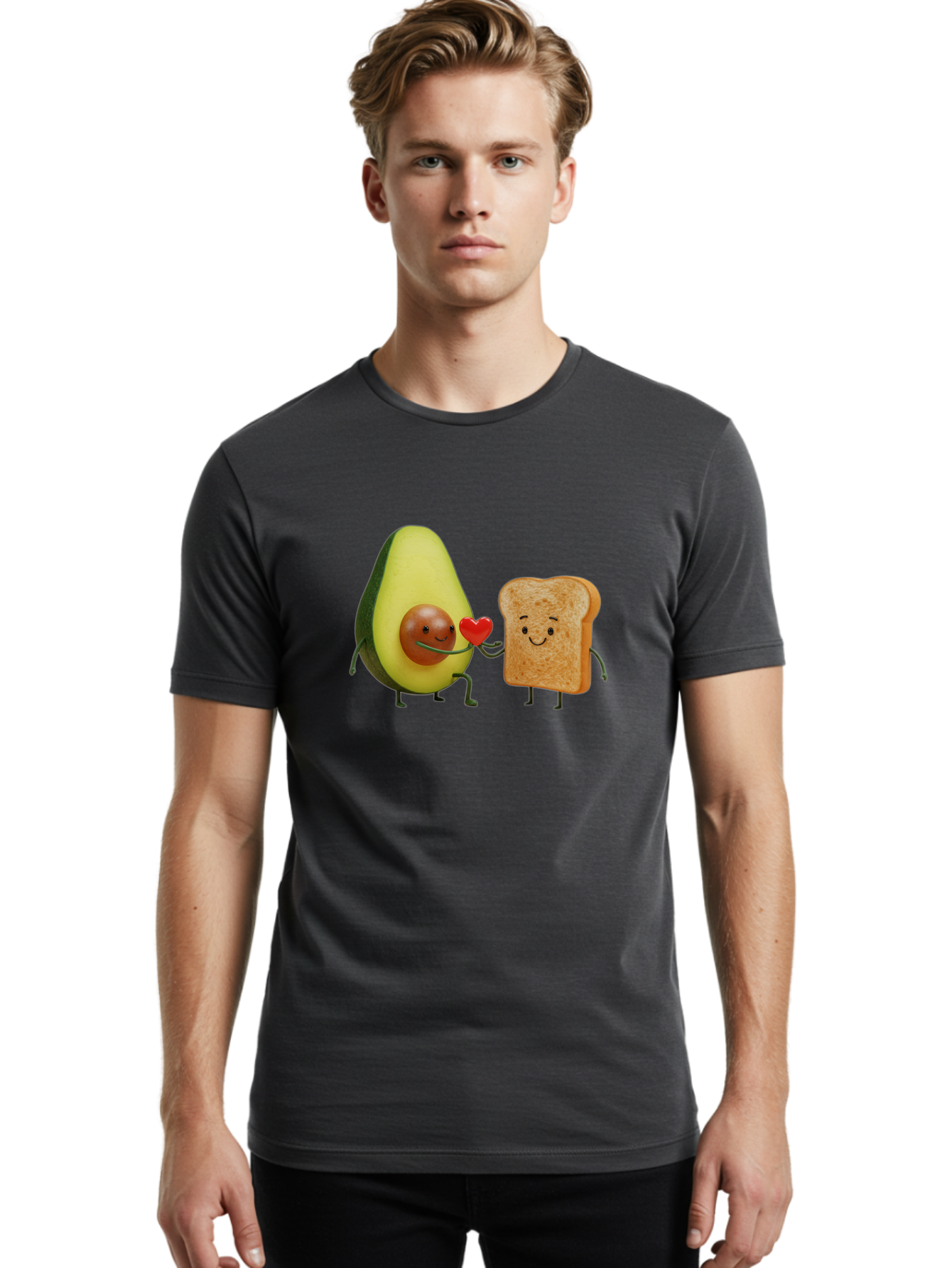 Avocado-Toast-Love-1 Men'S Graphic Tee, 100% Cotton, Comfortable Casual Summer Wear, Machine Washable, Vintage Camera, Old Camera, Antique Camera, Black Camera, Classic Photography, Photography Equipment, Nostalgic Device, Film Camera, Bah541 27