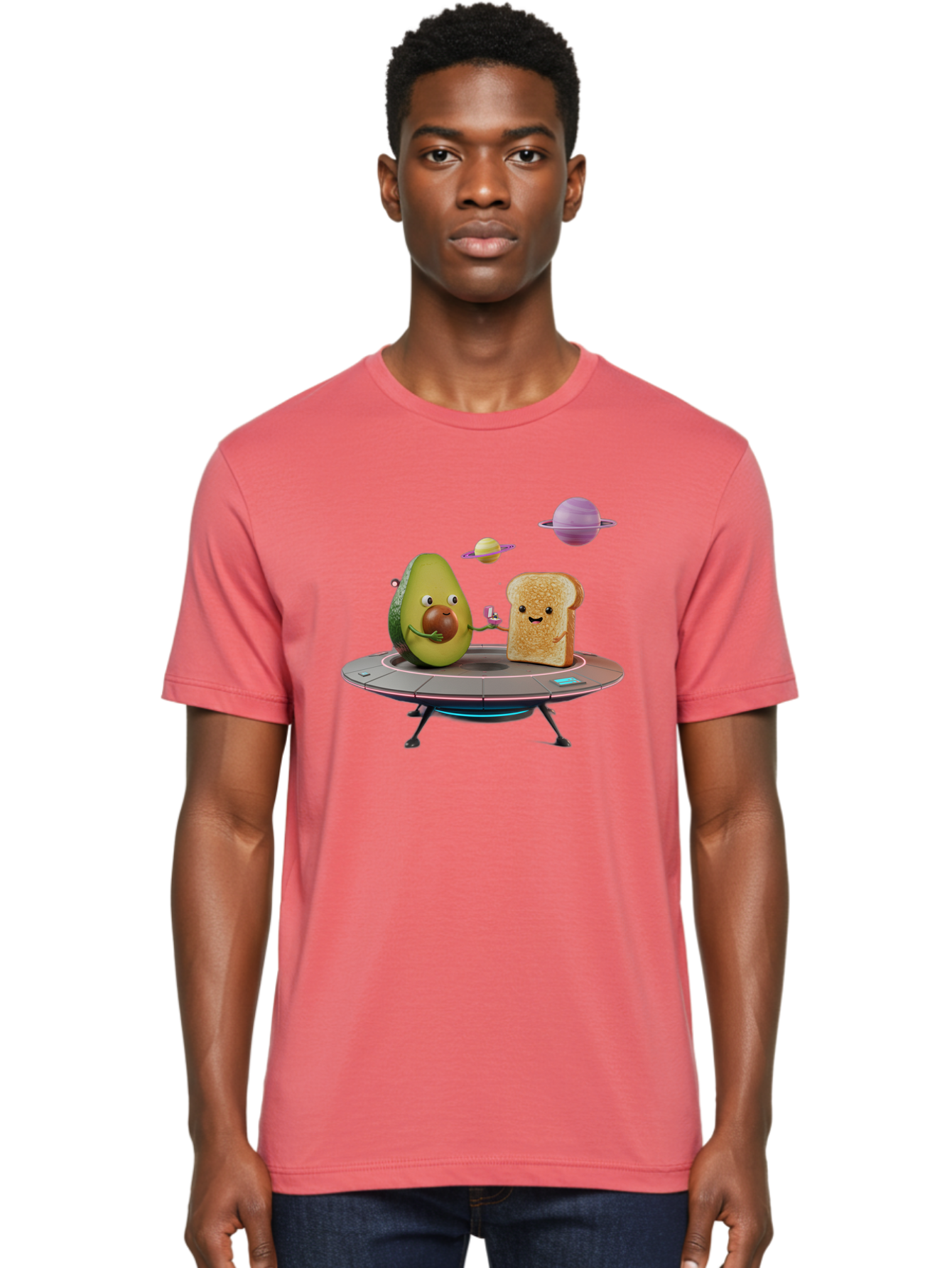 Avocado-Toast-Spacecraft Men'S Graphic Tee, 100% Cotton, Comfortable Casual Summer Wear, Machine Washable, Vintage Camera, Old Camera, Antique Camera, Black Camera, Classic Photography, Photography Equipment, Nostalgic Device, Film Camera, Bah546 19