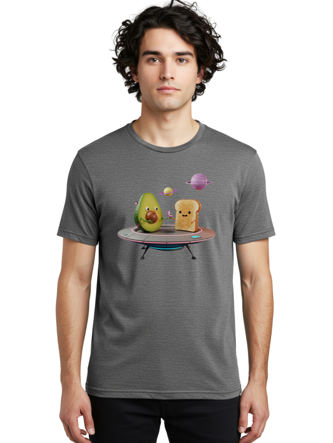 Avocado-Toast-Spacecraft Men'S Graphic Tee, 100% Cotton, Comfortable Casual Summer Wear, Machine Washable, Vintage Camera, Old Camera, Antique Camera, Black Camera, Classic Photography, Photography Equipment, Nostalgic Device, Film Camera, Bah546 20