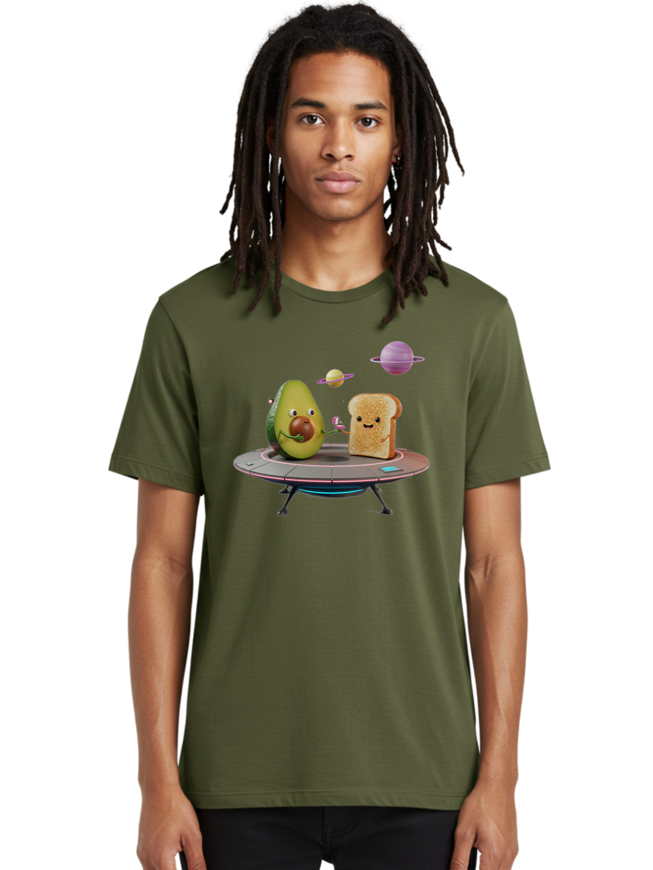 Avocado-Toast-Spacecraft Men'S Graphic Tee, 100% Cotton, Comfortable Casual Summer Wear, Machine Washable, Vintage Camera, Old Camera, Antique Camera, Black Camera, Classic Photography, Photography Equipment, Nostalgic Device, Film Camera, Bah546 17