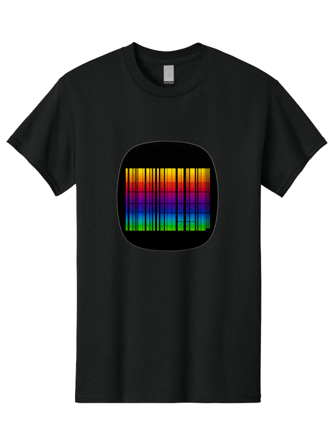 Barcode-Tv-Screen Men'S Graphic Tee, 100% Cotton, Comfortable Casual Summer Wear, Machine Washable, Vintage Camera, Old Camera, Antique Camera, Black Camera, Classic Photography, Photography Equipment, Nostalgic Device, Film Camera, Camera Art Bah551 8