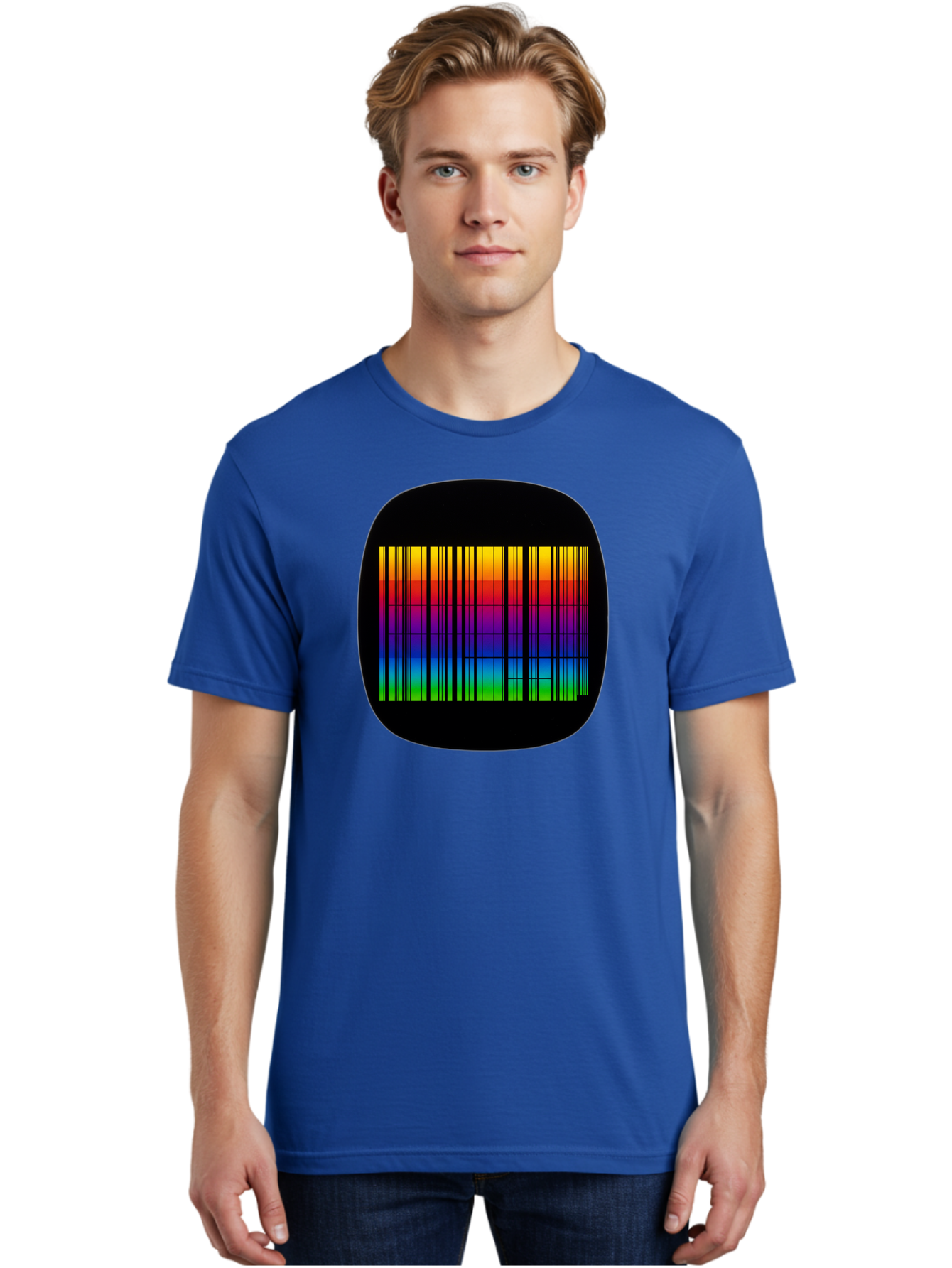 Barcode-Tv-Screen Men'S Graphic Tee, 100% Cotton, Comfortable Casual Summer Wear, Machine Washable, Vintage Camera, Old Camera, Antique Camera, Black Camera, Classic Photography, Photography Equipment, Nostalgic Device, Film Camera, Camera Art Bah551 28