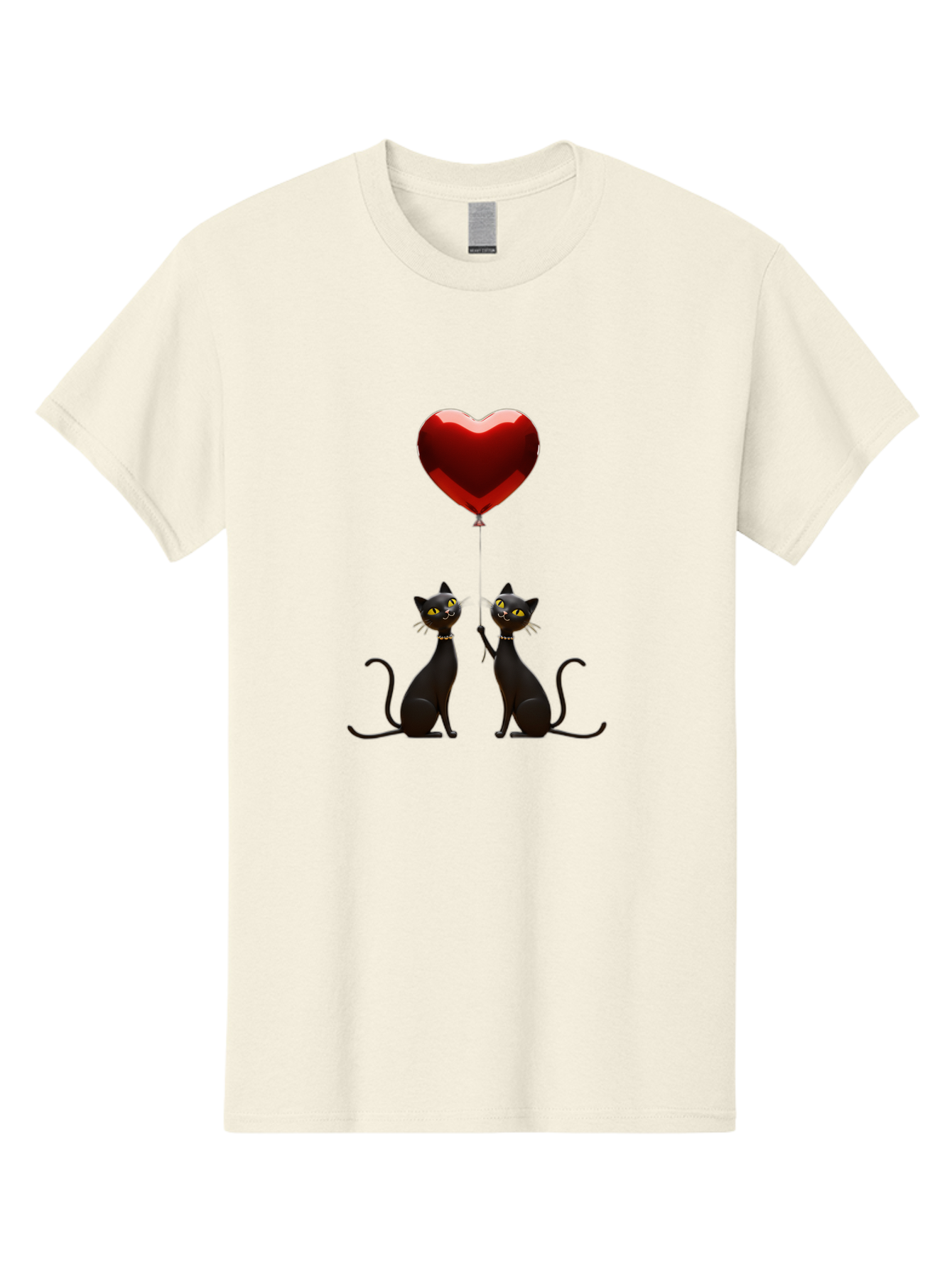 Black-Cats-And-Heart-Balloon Men'S Graphic Tee, 100% Cotton, Comfortable Casual Summer Wear, Machine Washable, Vintage Camera, Old Camera, Antique Camera, Black Camera, Classic Photography, Photography Equipment, Nostalgic Device, Film Camera, Bah594 12