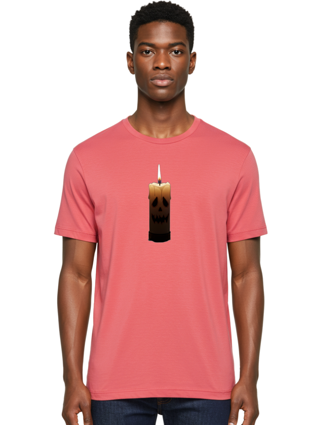 Candle-With-Skull Men'S Graphic Tee, 100% Cotton, Comfortable Casual Summer Wear, Machine Washable, Vintage Camera, Old Camera, Antique Camera, Black Camera, Classic Photography, Photography Equipment, Nostalgic Device, Film Camera, Camera Art Bah695 16
