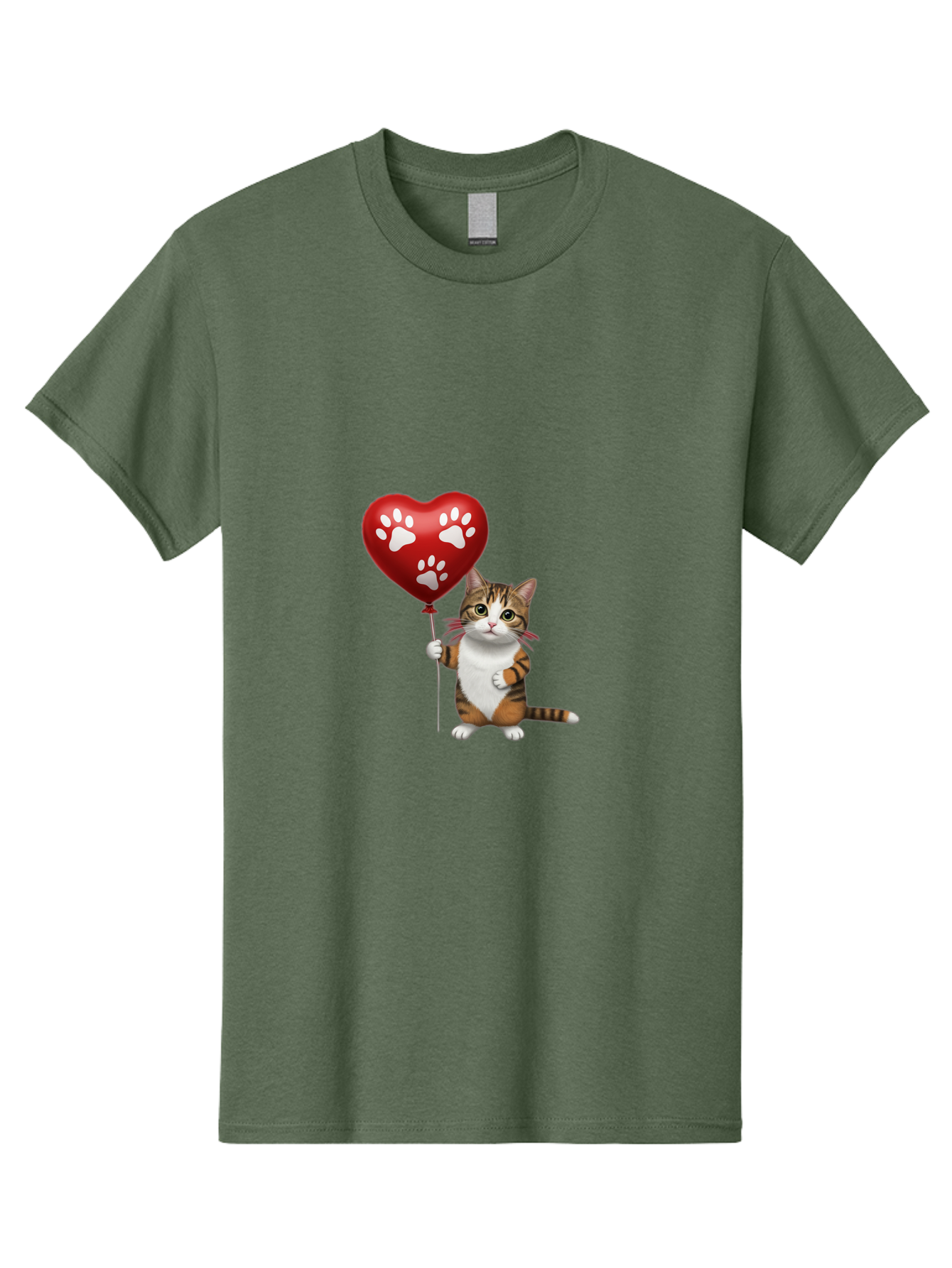 Cat-Holding-Heart-Balloon Men'S Graphic Tee, 100% Cotton, Comfortable Casual Summer Wear, Machine Washable, Vintage Camera, Old Camera, Antique Camera, Black Camera, Classic Photography, Photography Equipment, Nostalgic Device, Film Camera, Bah704 15