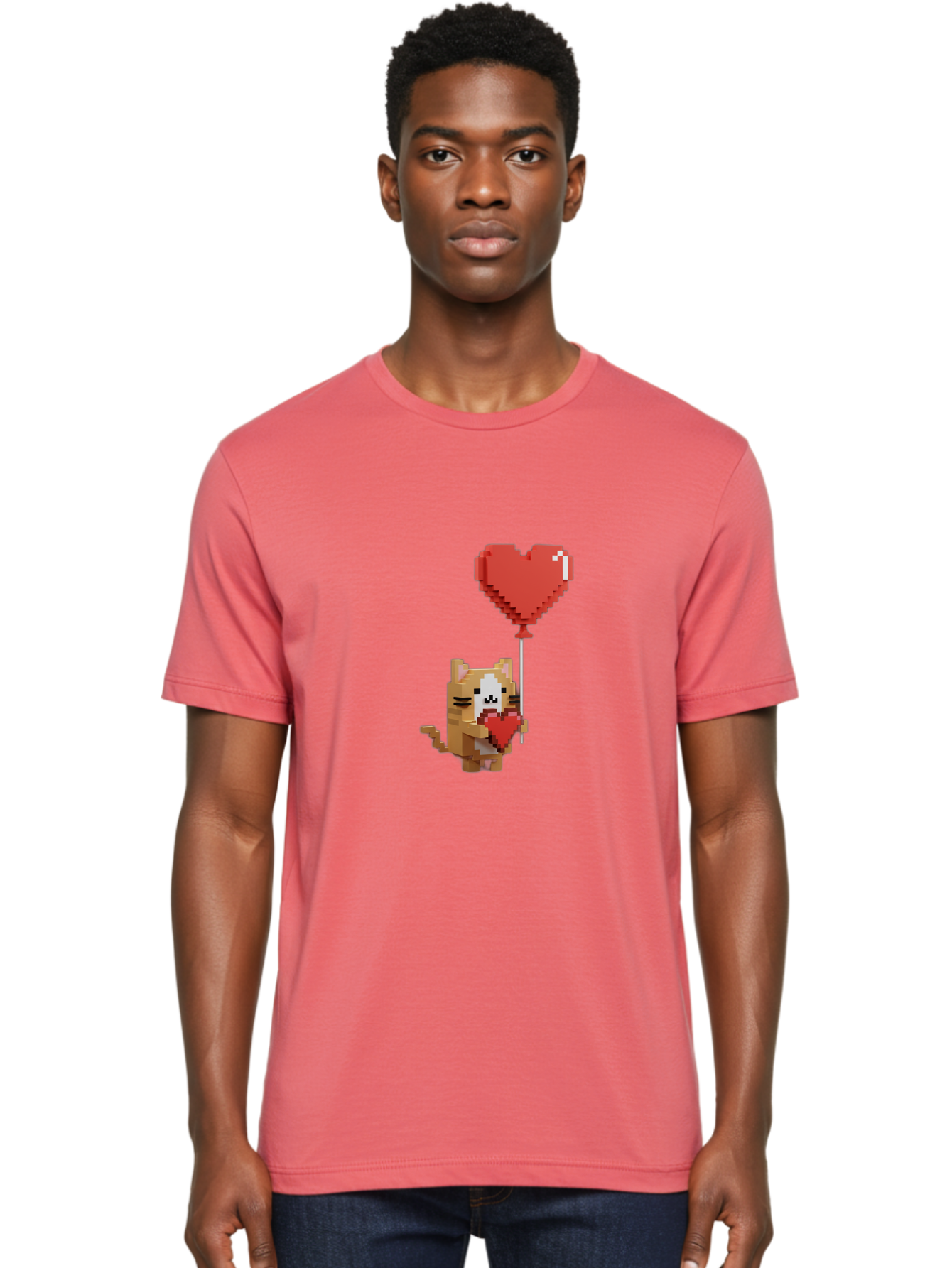 Cat-Hugging-Heart Men'S Graphic Tee, 100% Cotton, Comfortable Casual Summer Wear, Machine Washable, Vintage Camera, Old Camera, Antique Camera, Black Camera, Classic Photography, Photography Equipment, Nostalgic Device, Film Camera, Camera Art Bah705 26
