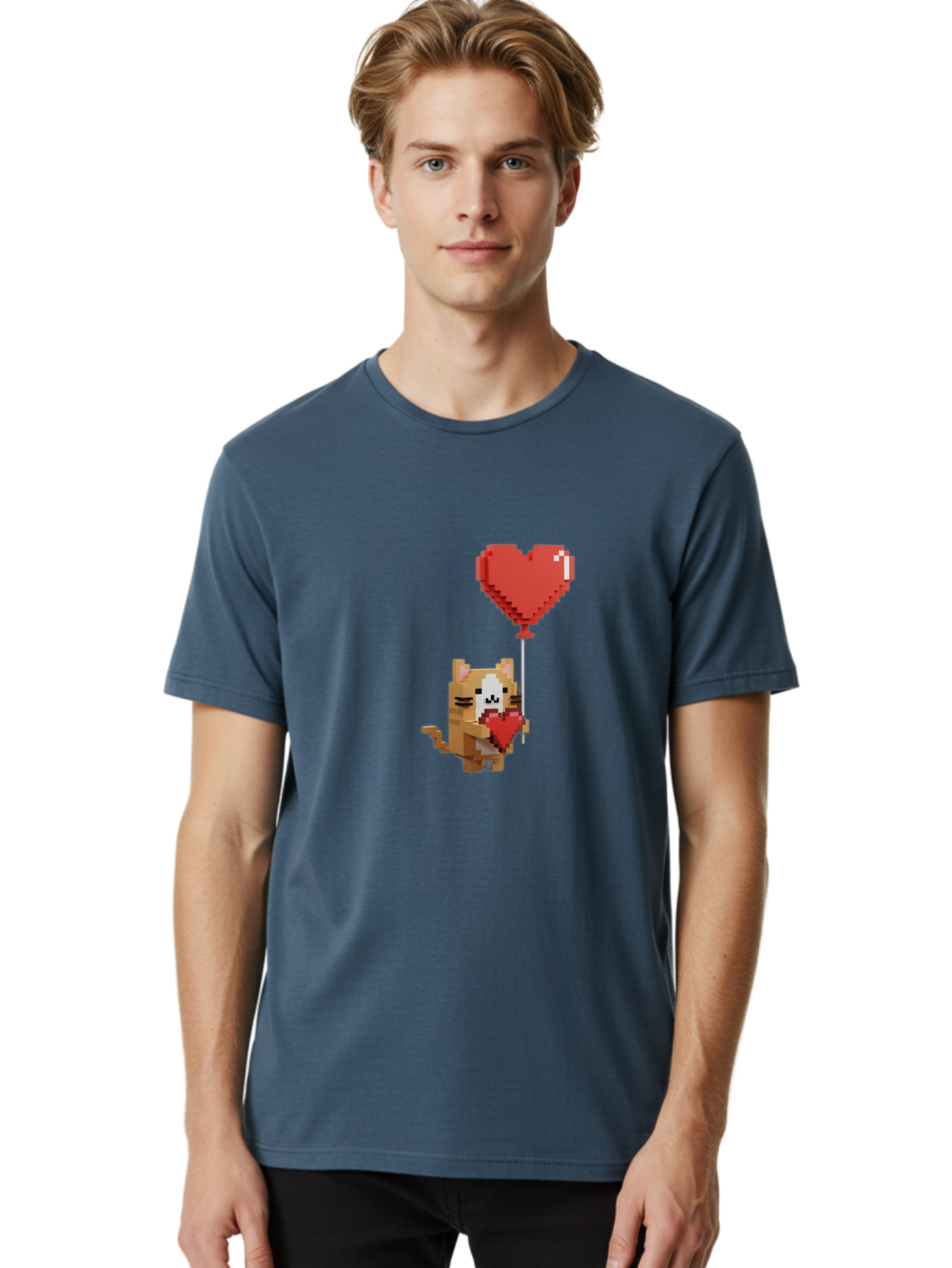 Cat-Hugging-Heart Men'S Graphic Tee, 100% Cotton, Comfortable Casual Summer Wear, Machine Washable, Vintage Camera, Old Camera, Antique Camera, Black Camera, Classic Photography, Photography Equipment, Nostalgic Device, Film Camera, Camera Art Bah705 16