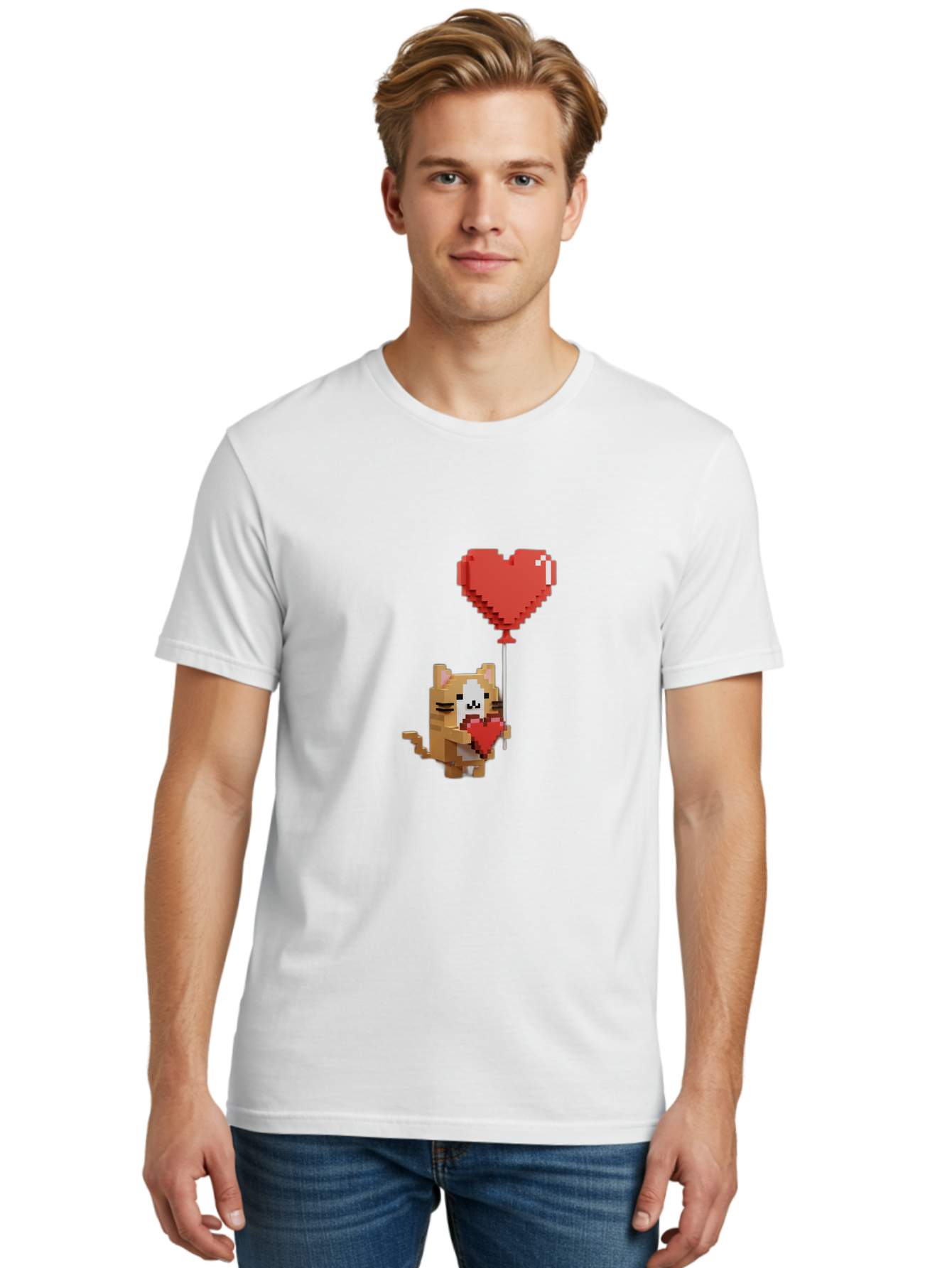 Cat-Hugging-Heart Men'S Graphic Tee, 100% Cotton, Comfortable Casual Summer Wear, Machine Washable, Vintage Camera, Old Camera, Antique Camera, Black Camera, Classic Photography, Photography Equipment, Nostalgic Device, Film Camera, Camera Art Bah705 30